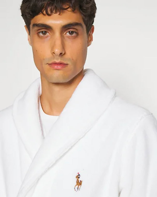 Accappatoio Cotton Terry Long Bianco