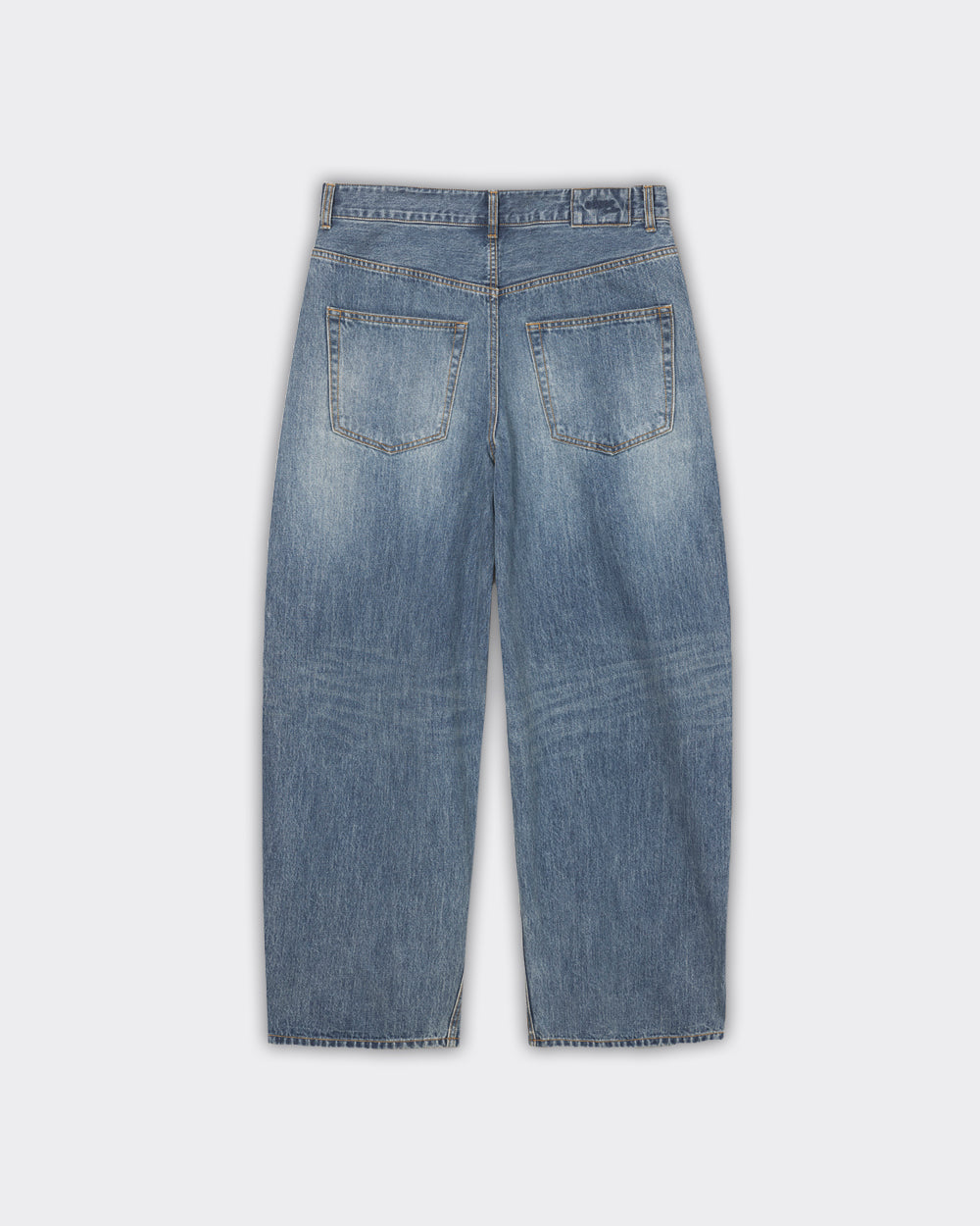 Jeans Relaxed Curved Wide Classic Blu