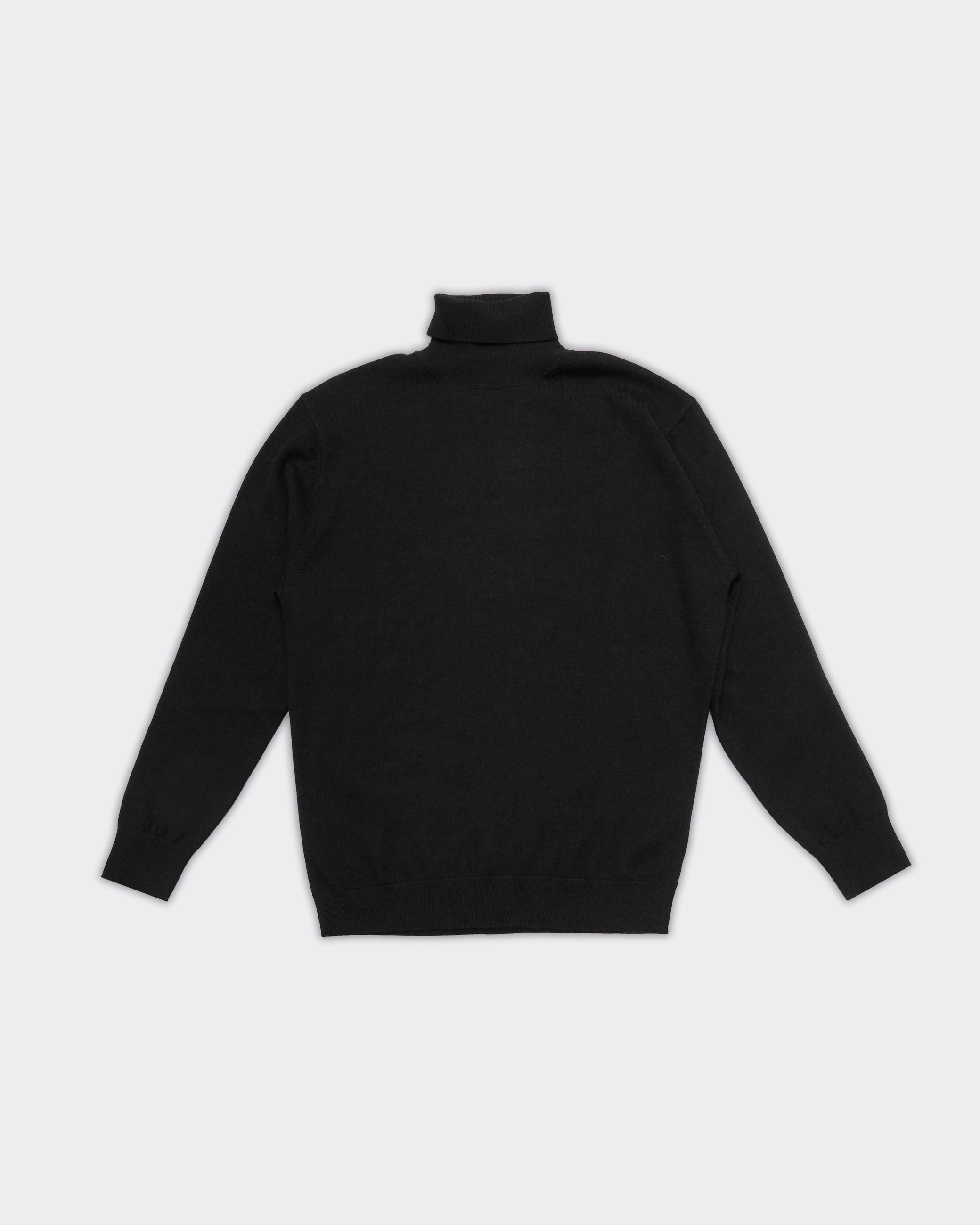 Pullover High Neck Nero