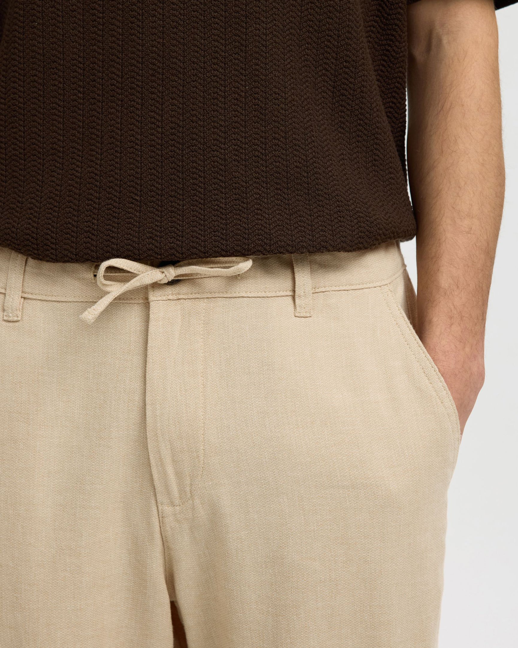 Brody Loose Linen Incense Trousers