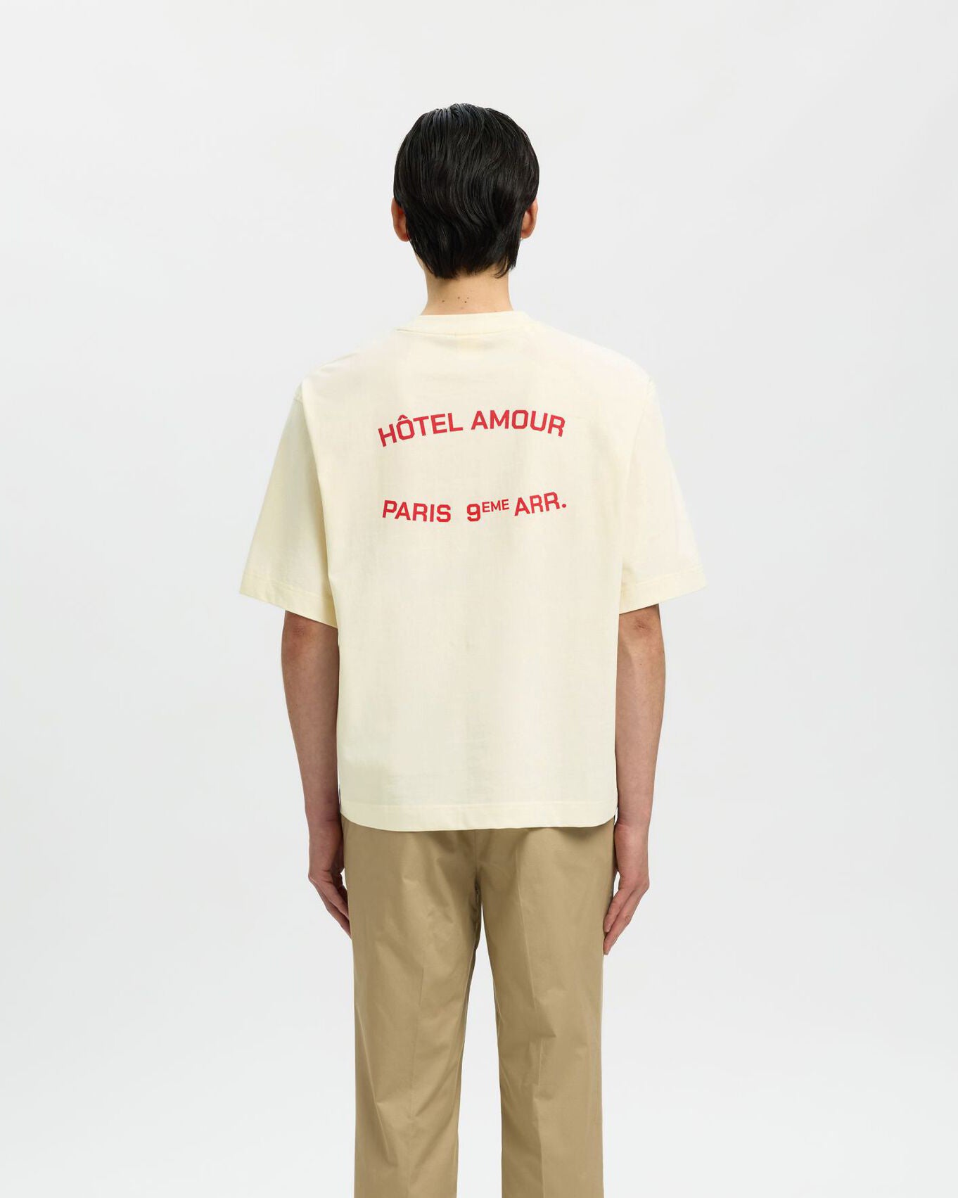 T-Shirt Boxy Hotel Amour Egret