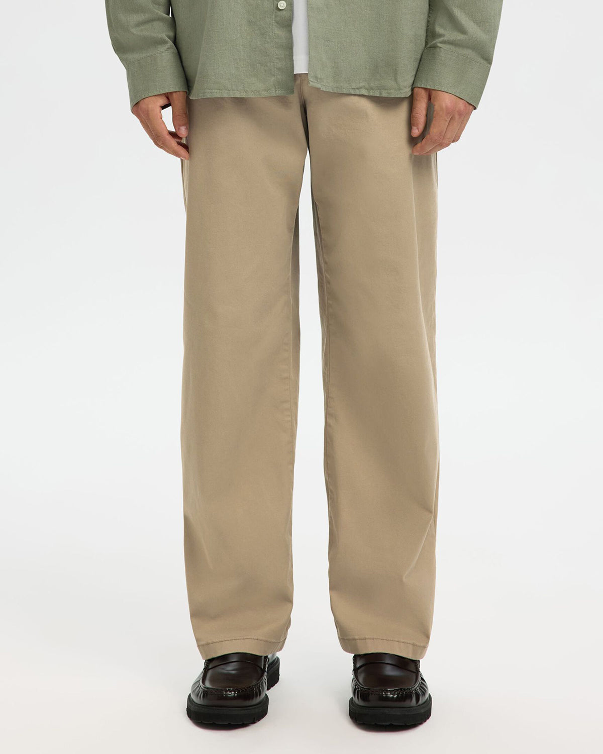 Trousers New Miles Loose Greige