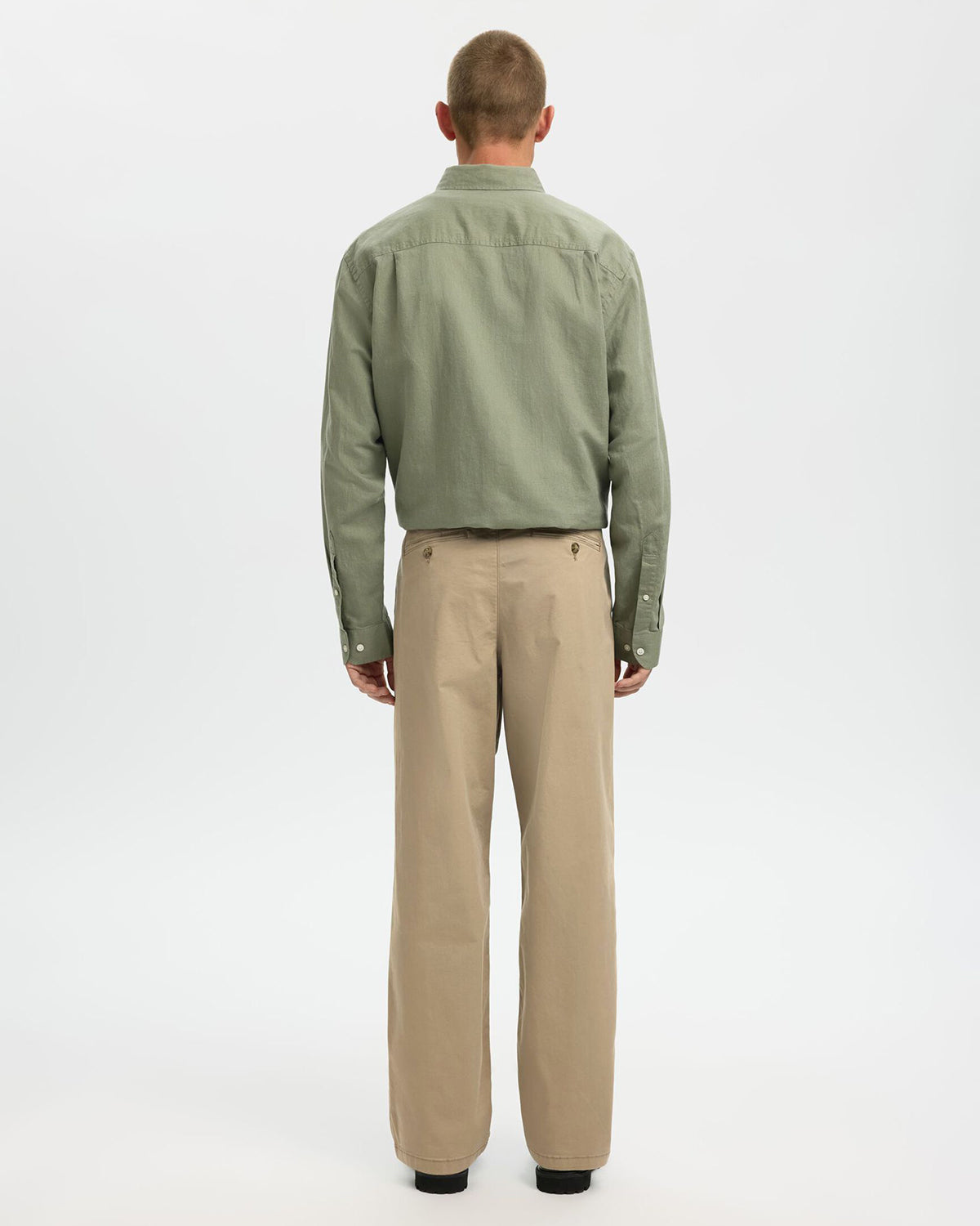 Trousers New Miles Loose Greige