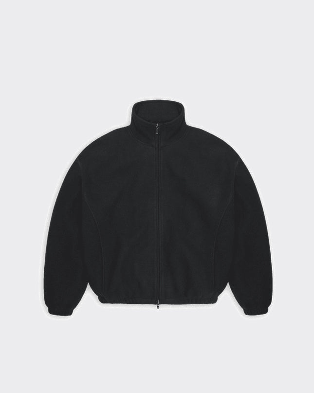 Giacca Fleece Zip Nera