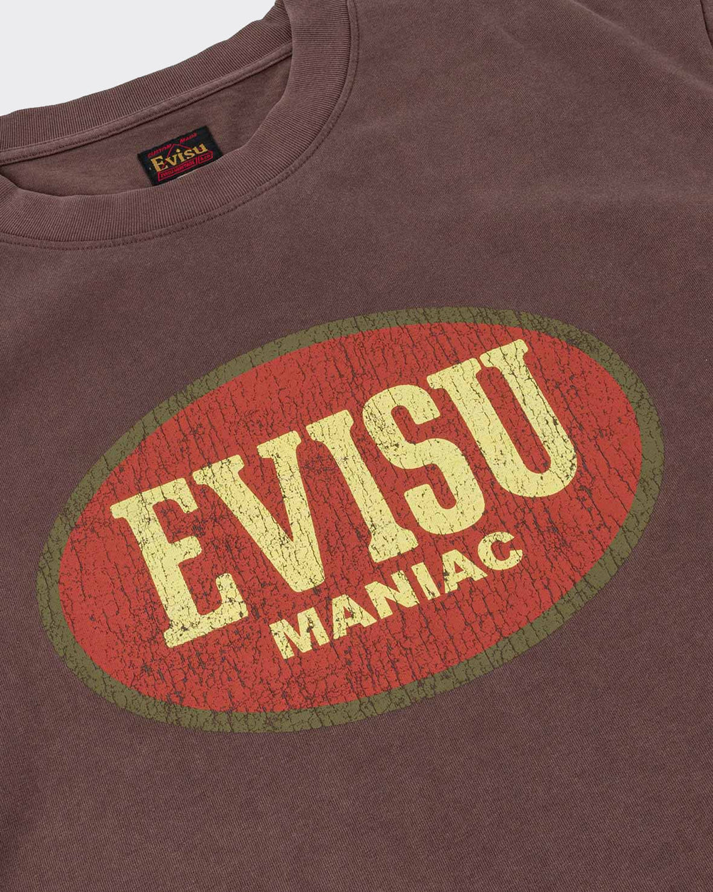 T-Shirt Evisu Maniac Marrone