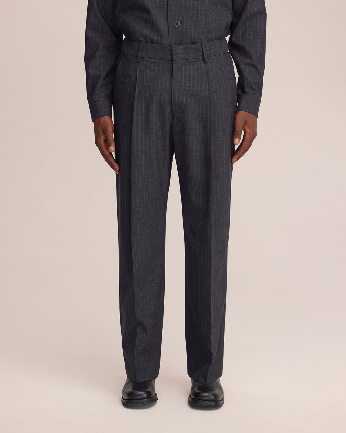 Pantalone Kay Dark Grey Stripe