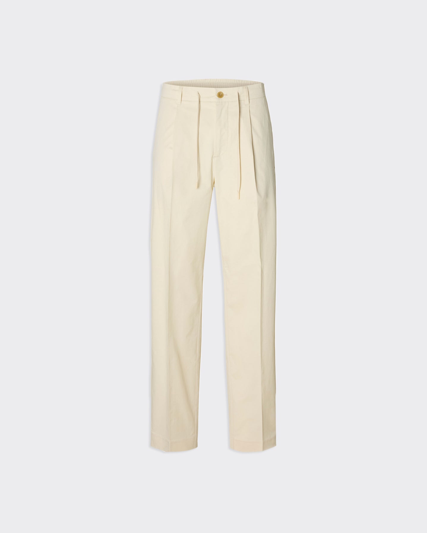 Pantaloni Leroy Pleat Reg Tape Birch