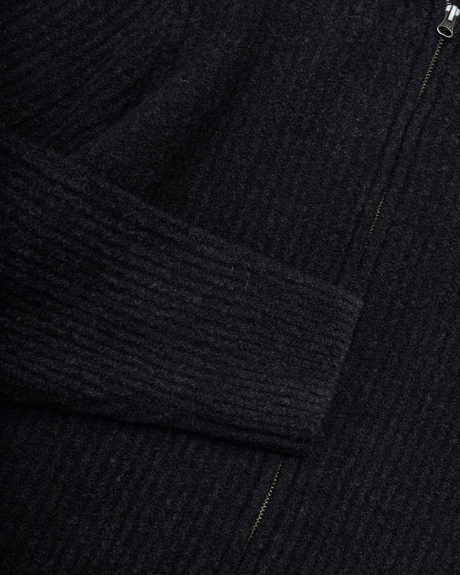 Felpa Con Cappuccio Knit Sakoji Nera
