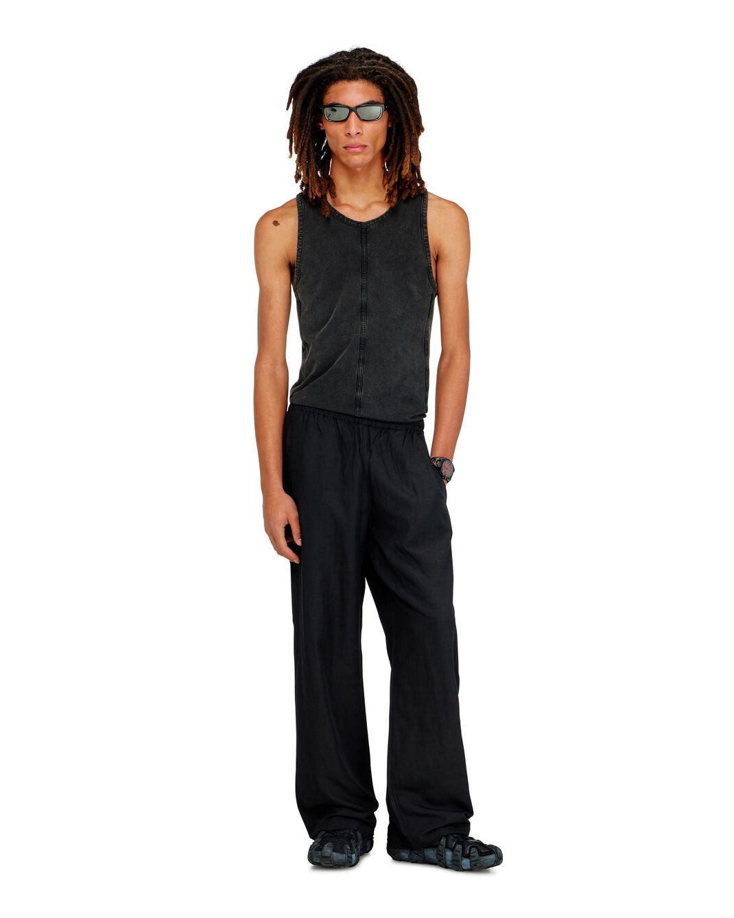 Pantaloni P-Theck Lino Neri