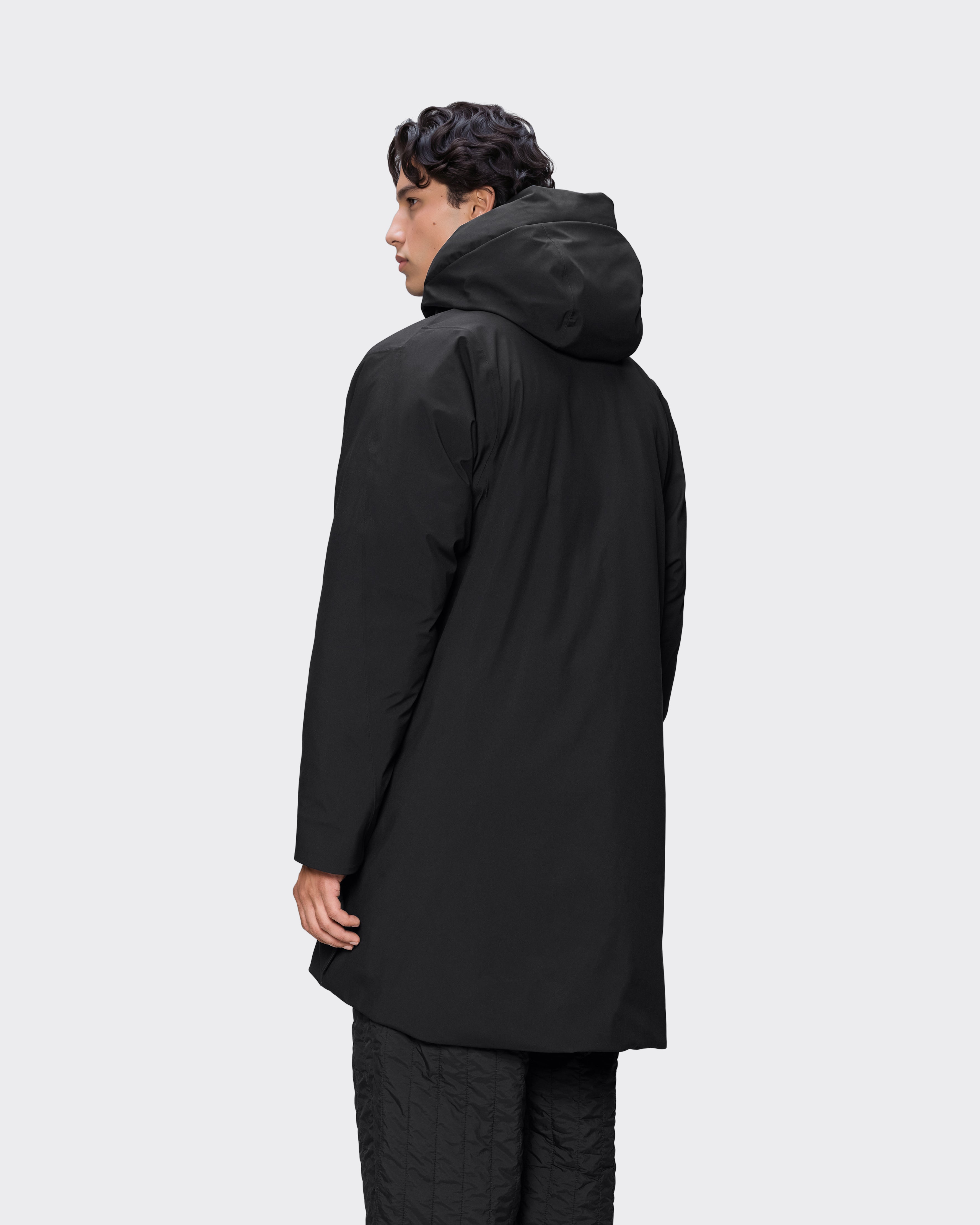 Giacca Long Puffer Sarna Long W4T4 Nera