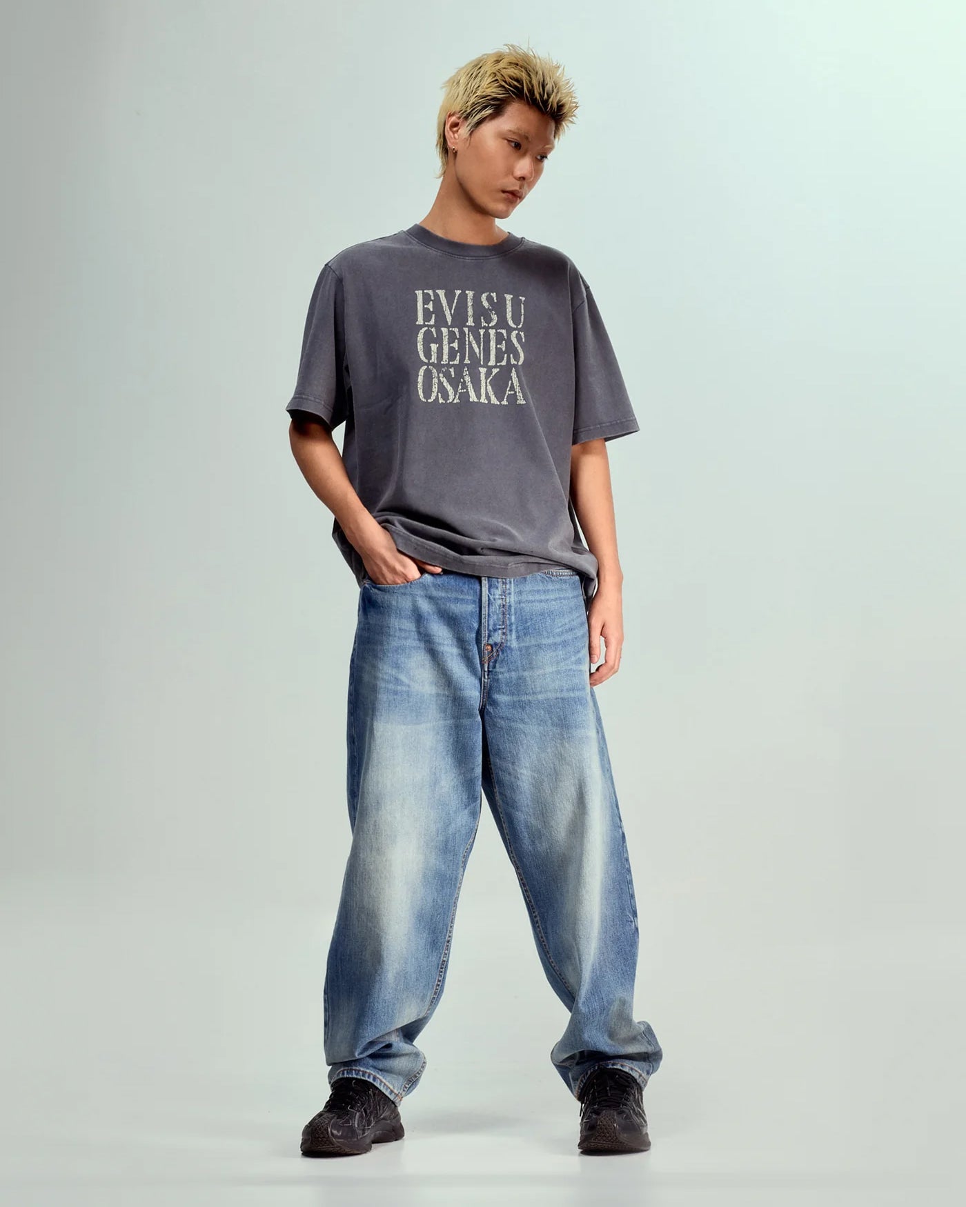 Jeans Ecru Daicock Loose Fit Mid Tone Indigo