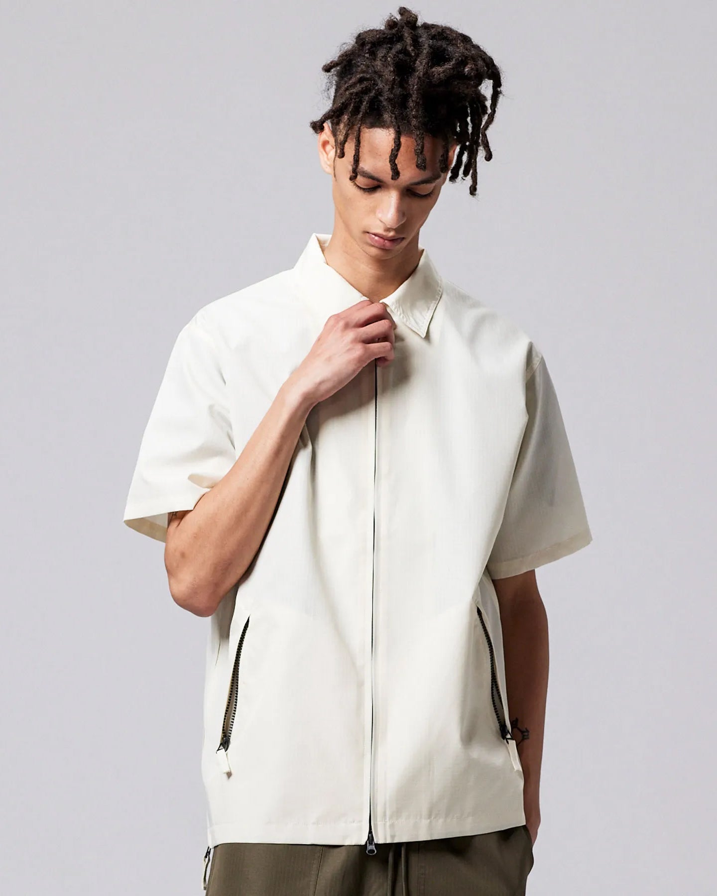 Camicia Military W-Zip Cream