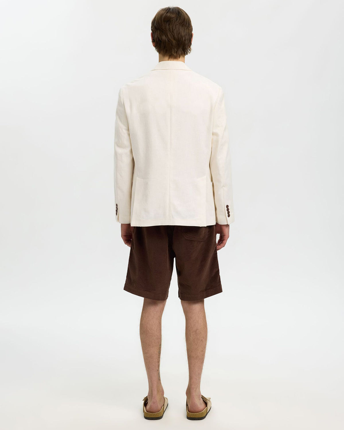 Blazer Rafa Linen Blend Egret