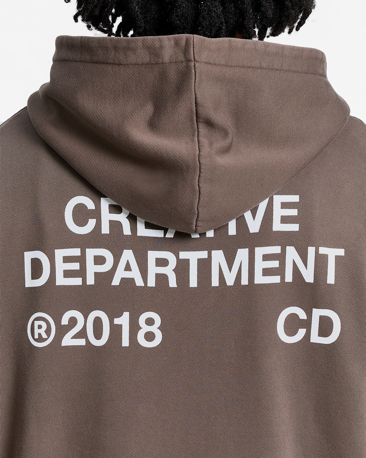 Brown Creative Dept Zip Hoodie