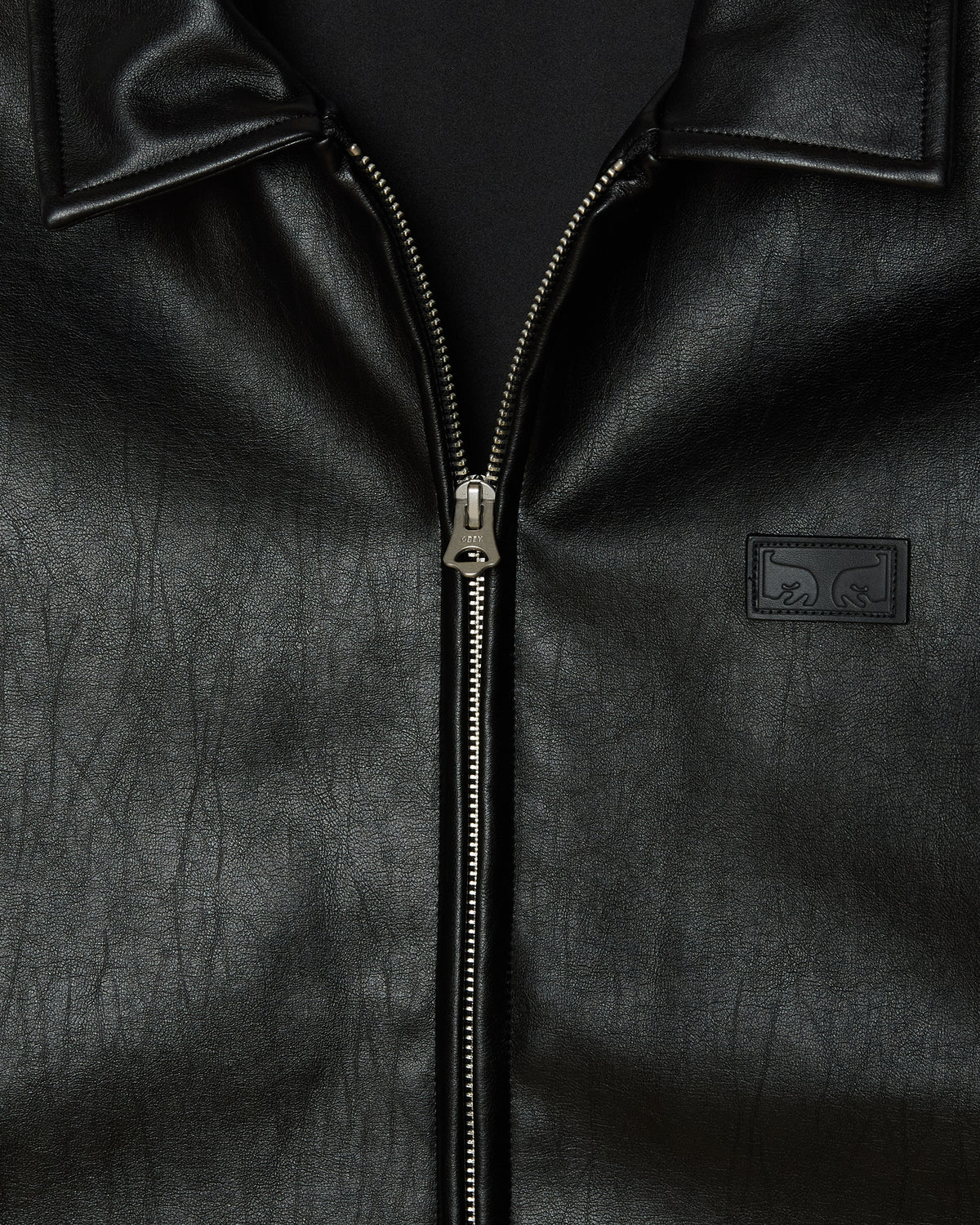 Giacca Workman Leather Nera