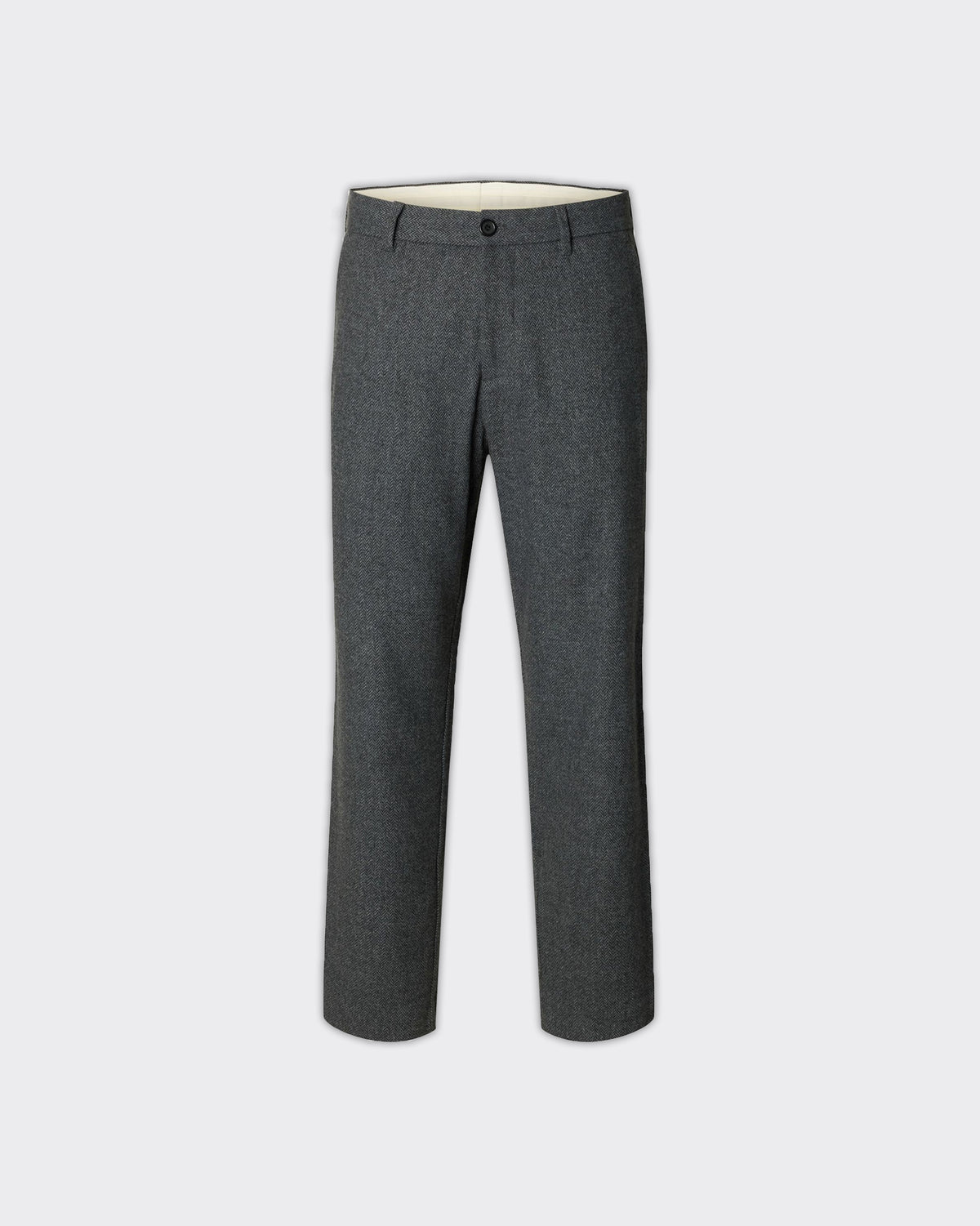 Pantalone Regular Tape Luke Wool Bld Dark Grey Herringbone