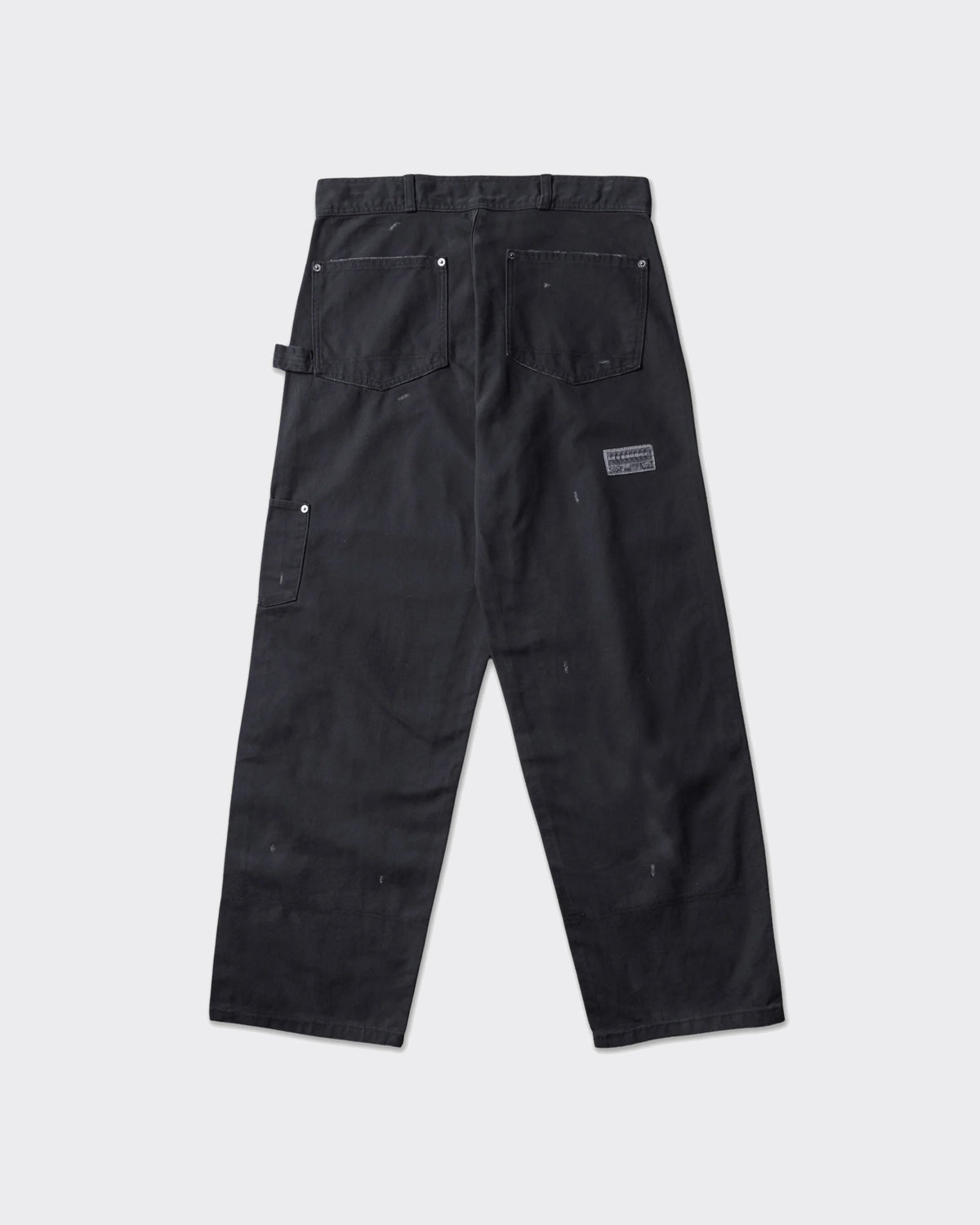 Pantaloni Double Knee Act of Disagreement By Slam Jam Distressed Nero
