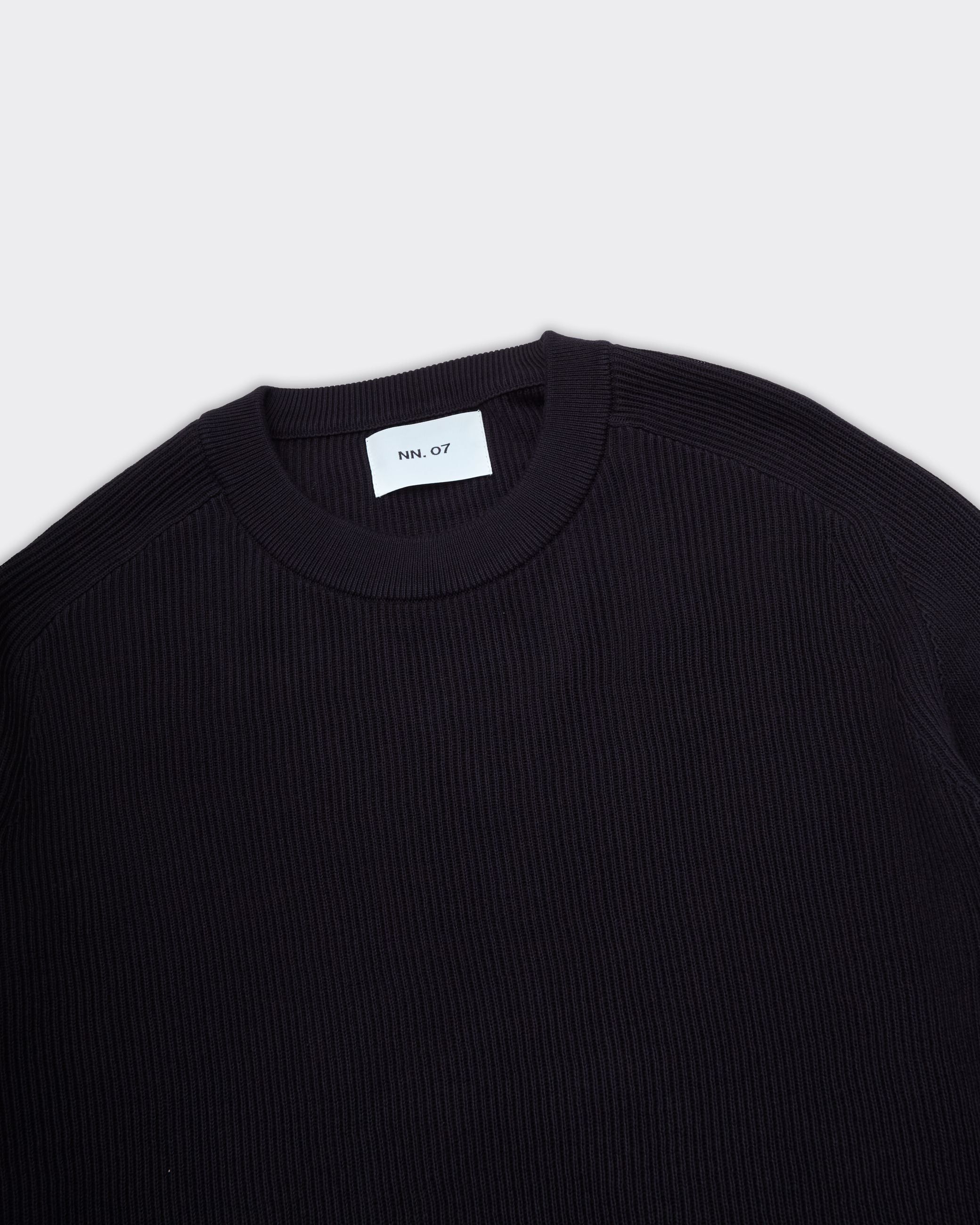Kevin Ribbed Jumper Black