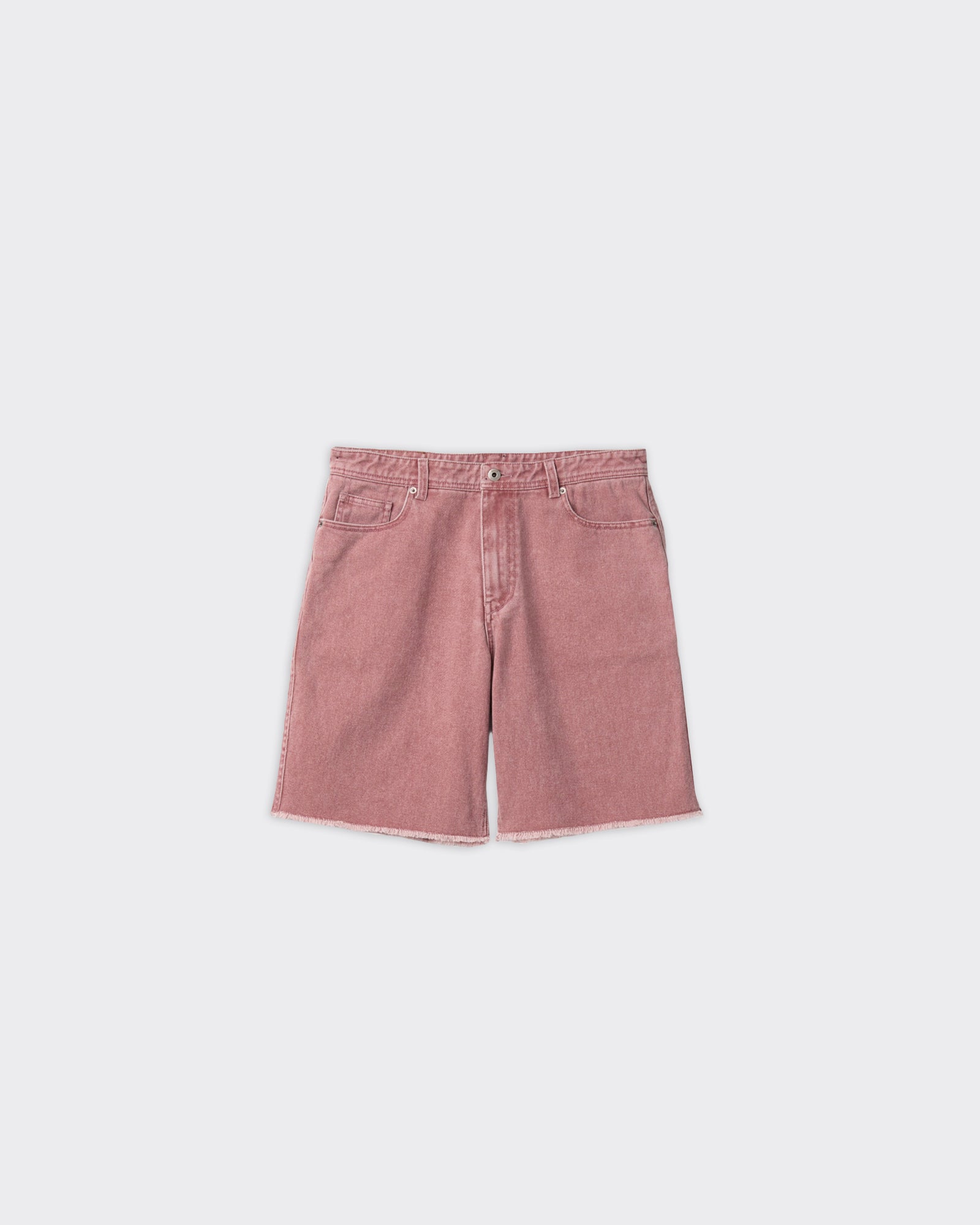Shorts Cut Off Washed Light Pink
