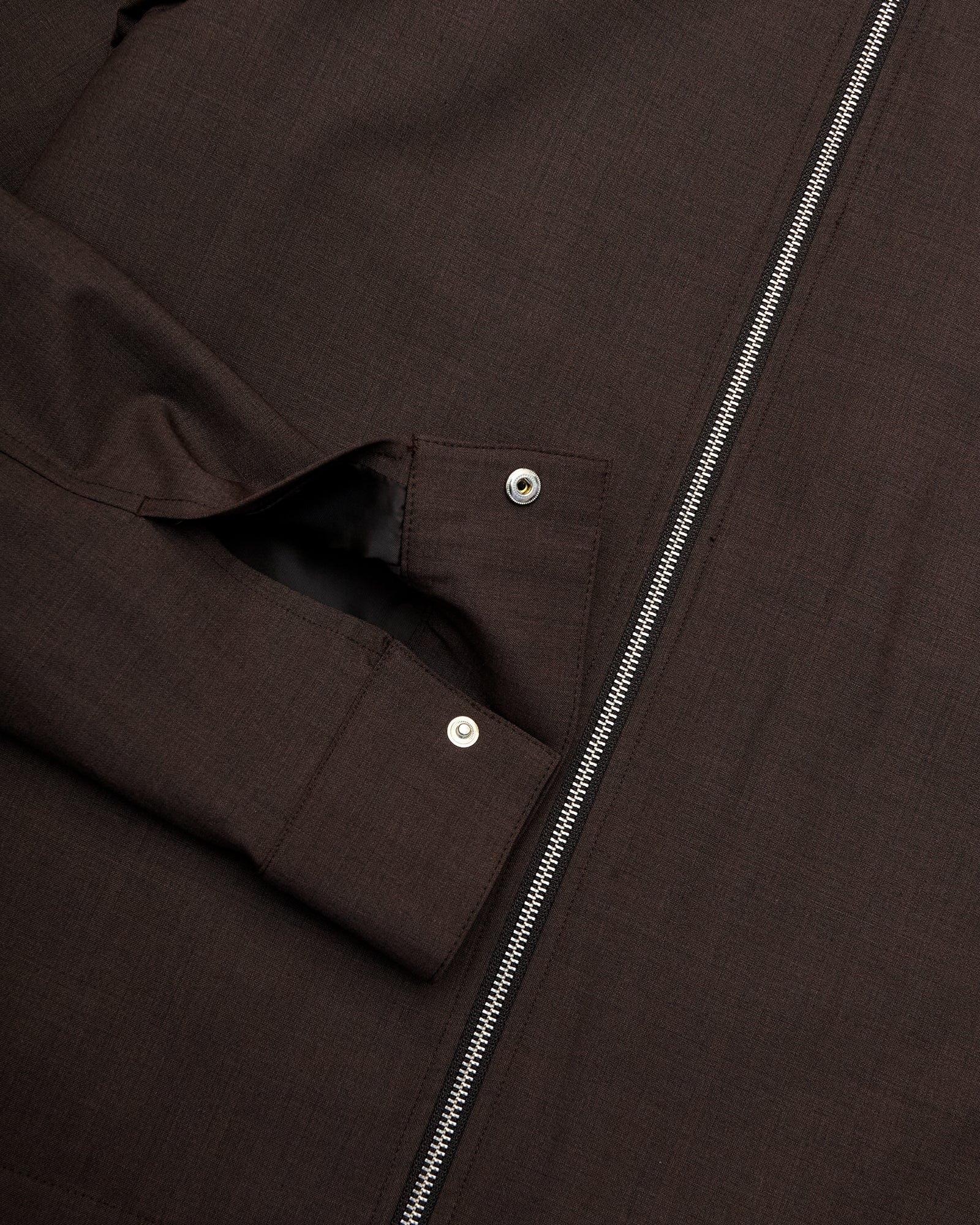 Giacca Theo Wool Blend Marrone