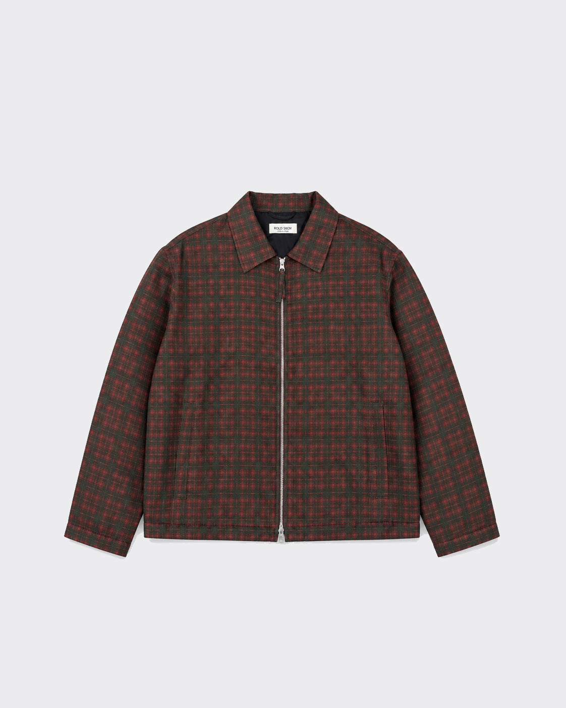 Giacca Zip Up Slim Shirt Egadi Check