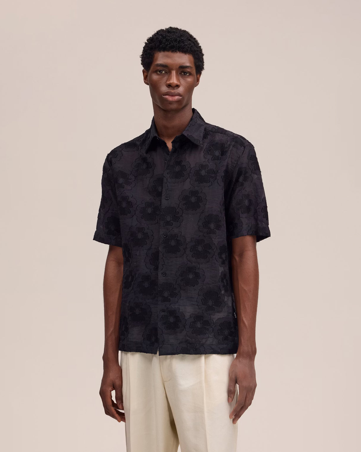 Camicia Ss Freddy Nera