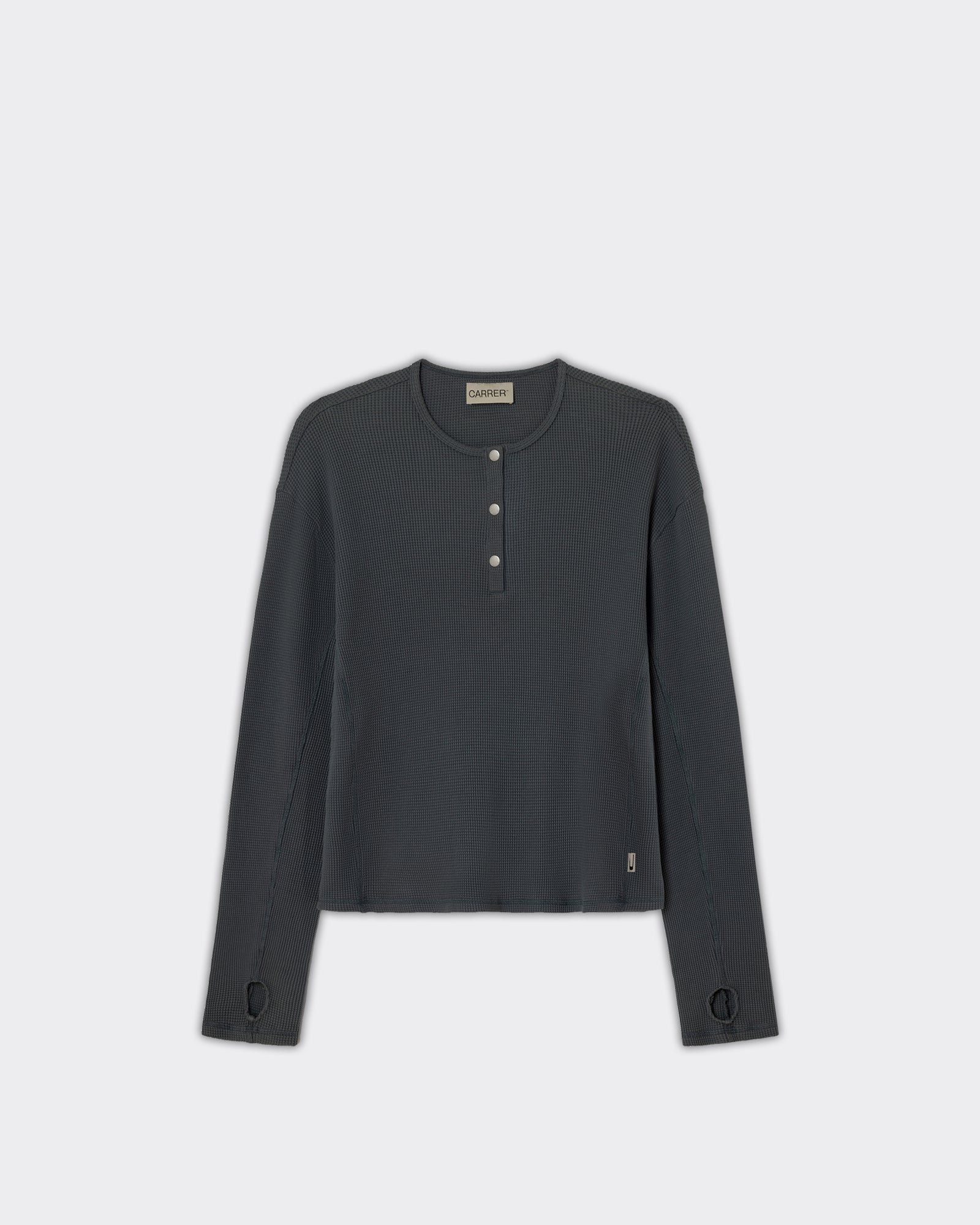 Longsleeve Lis Henley Grigia