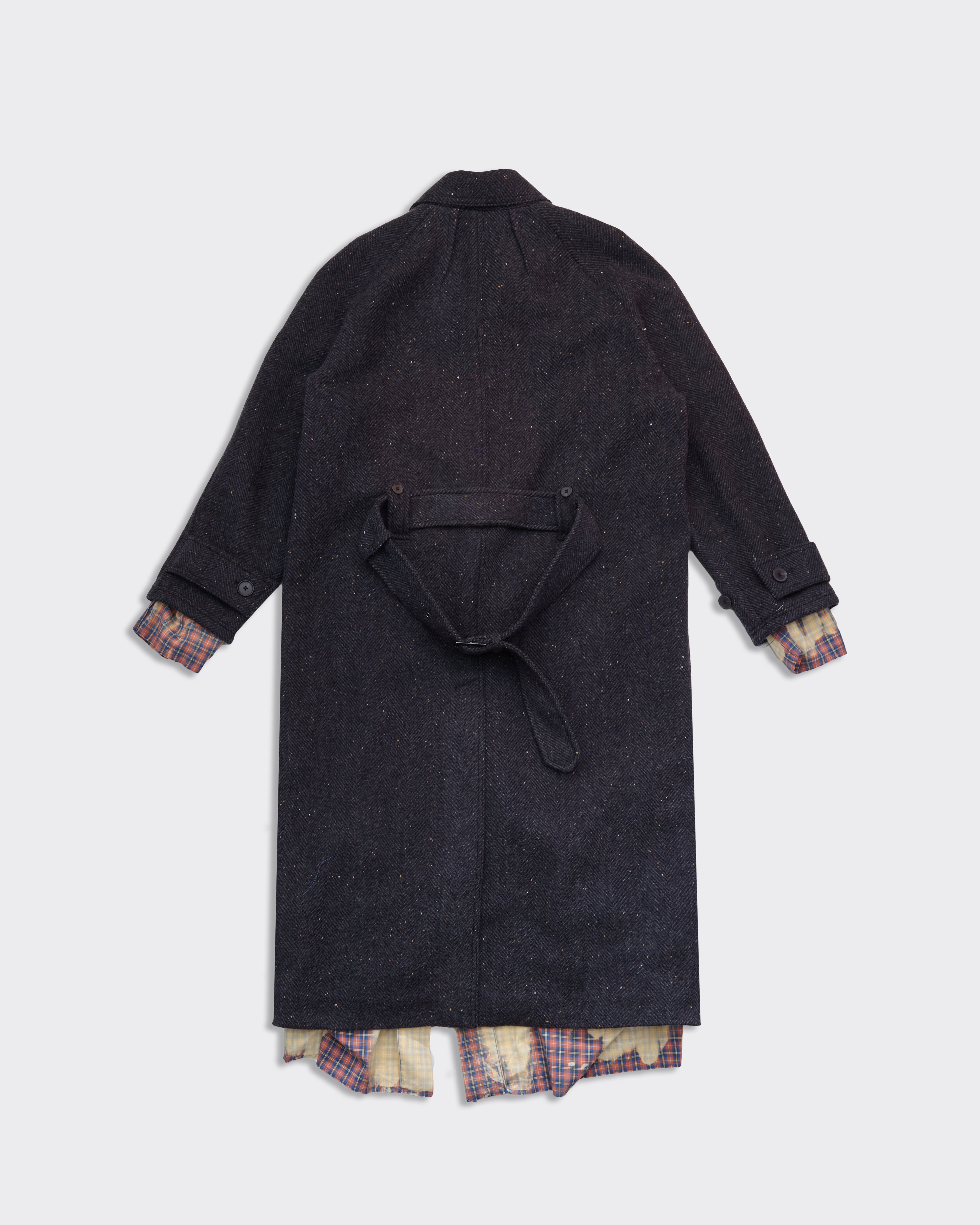 Cappotto Philip Reversible Carcoat Washed Black