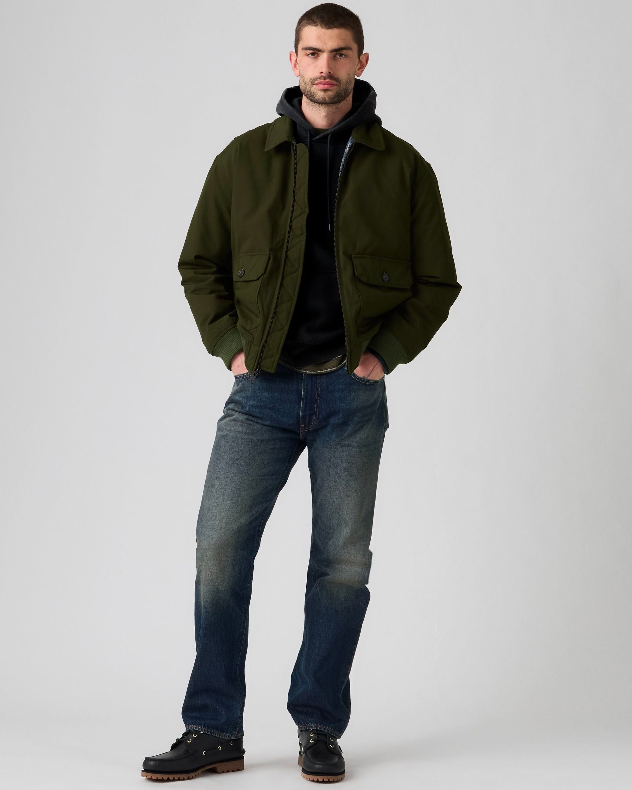 Jeans 555 Relaxed Straight Dark Indigo