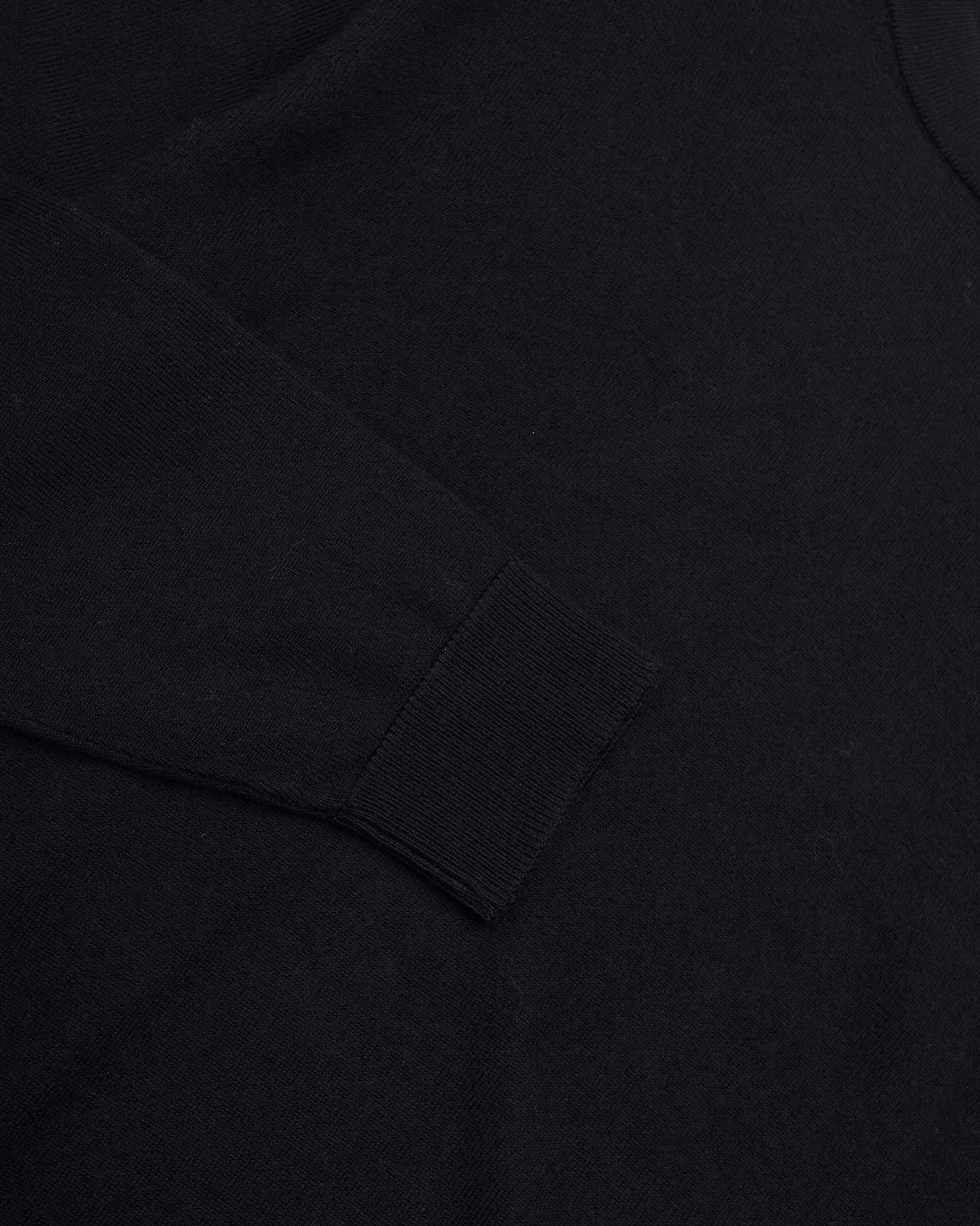 Maglione Relaxed Tray Merino Brushed Nero