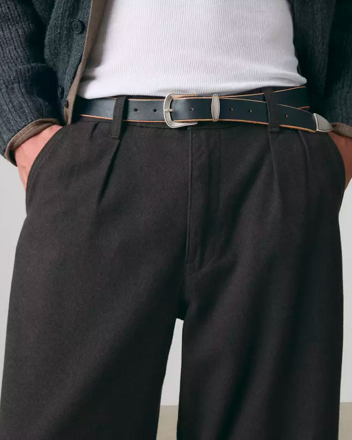 Pantaloni Chino Baggy Marroni
