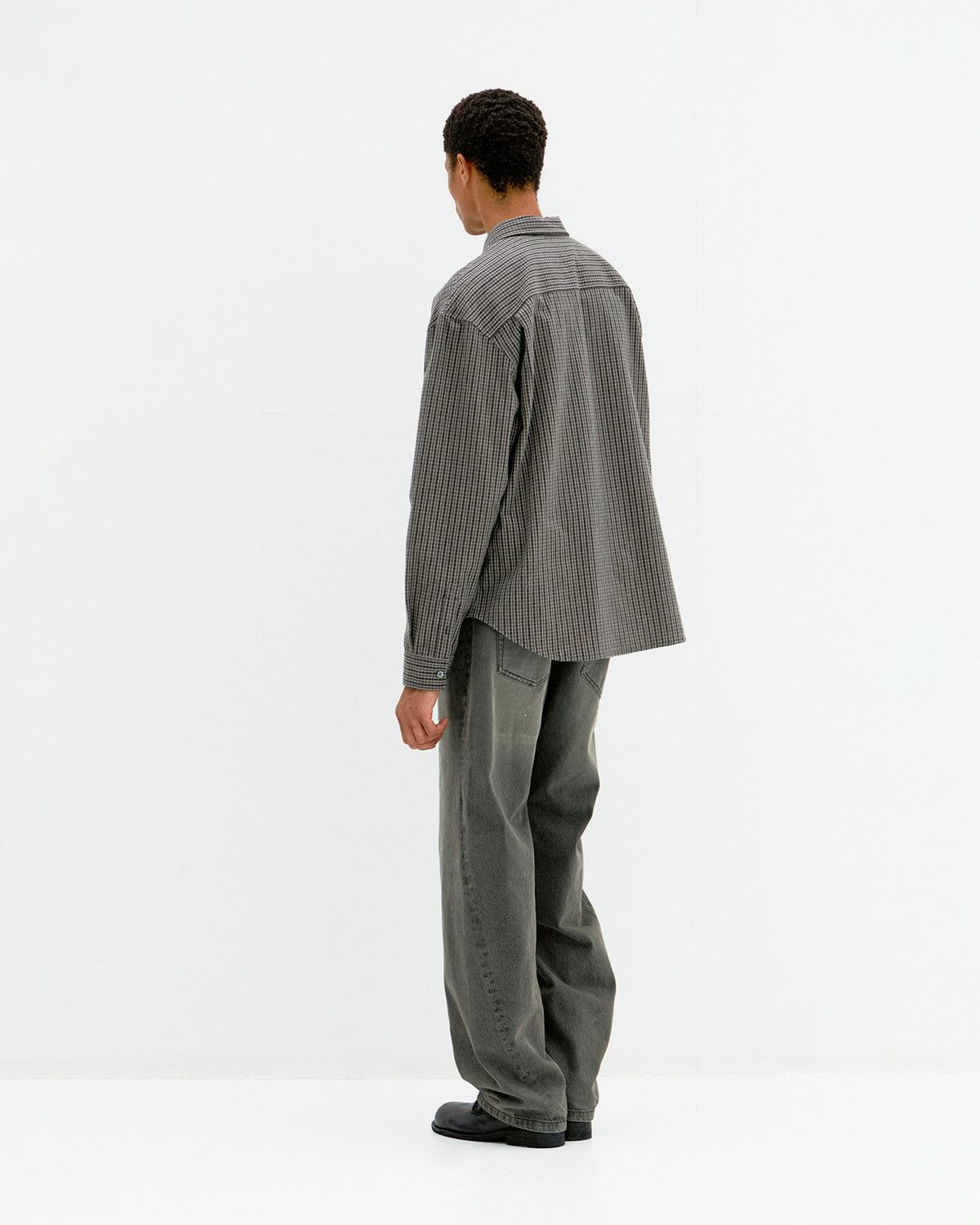 Jeans Back Side Washed Brown