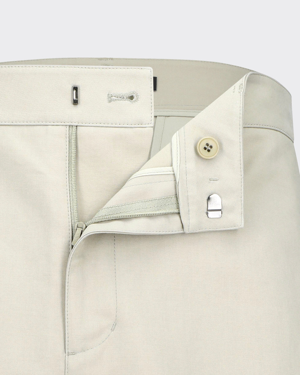 Pantalone Curved Long Beige