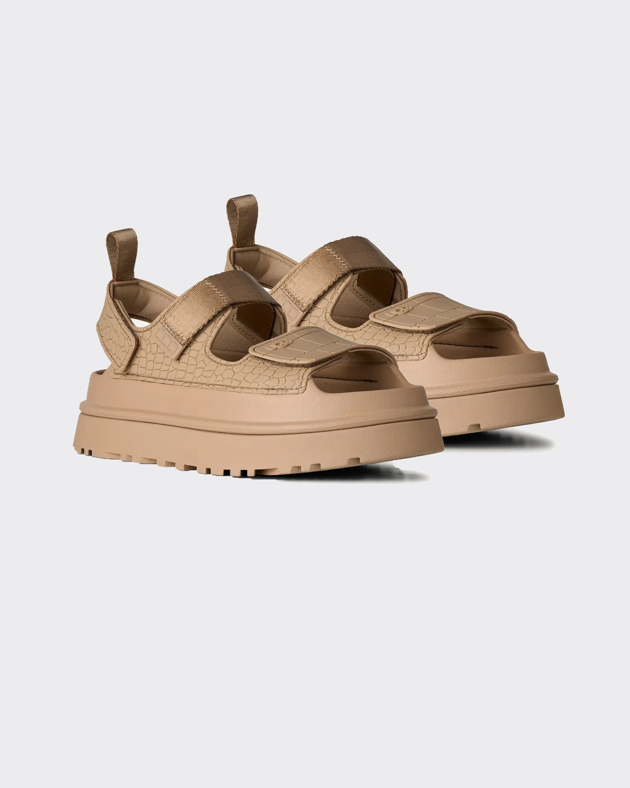 Sandali W Goldenglow Embossed Mustard Seed