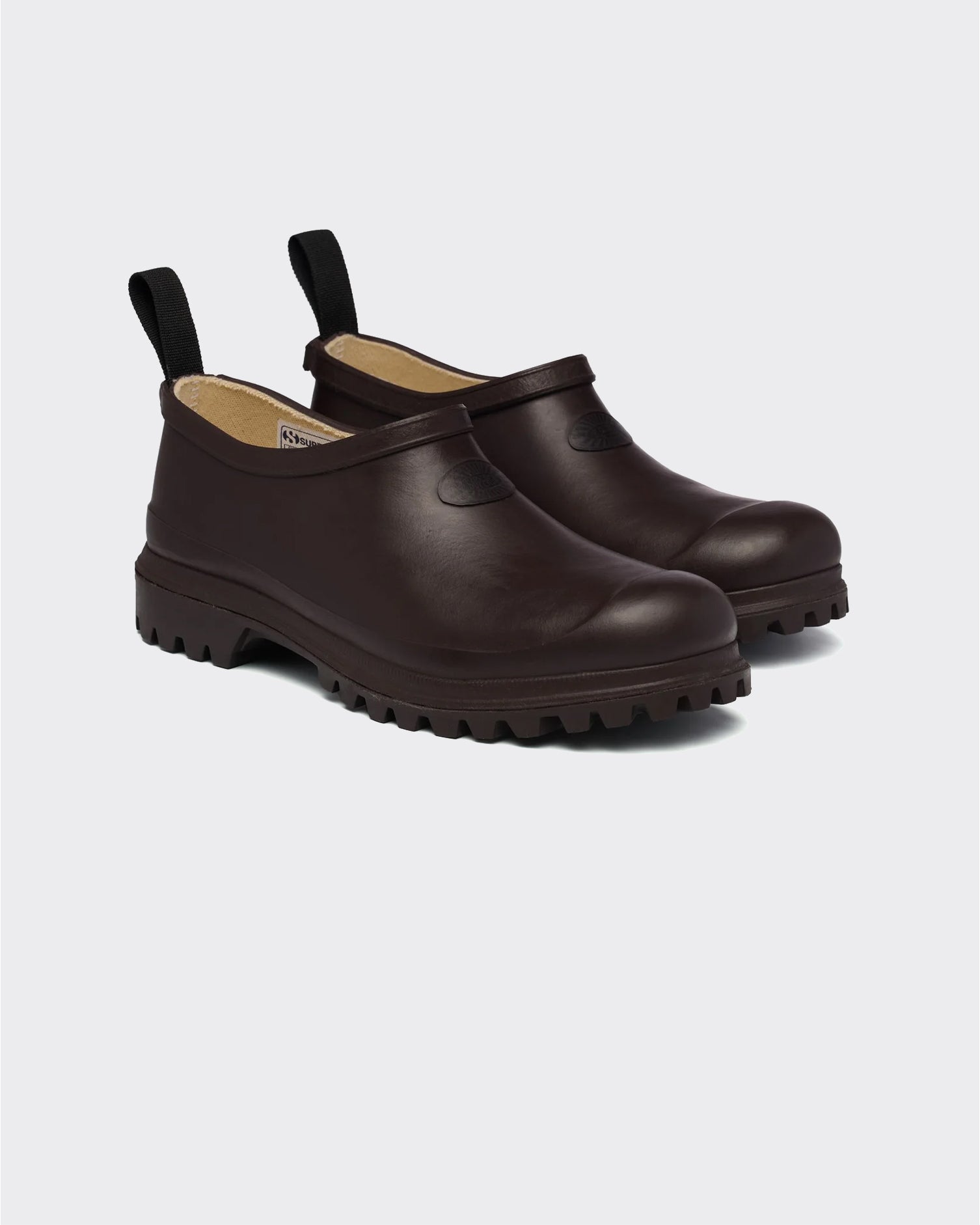 Scarpa Mule Rubber Marrone