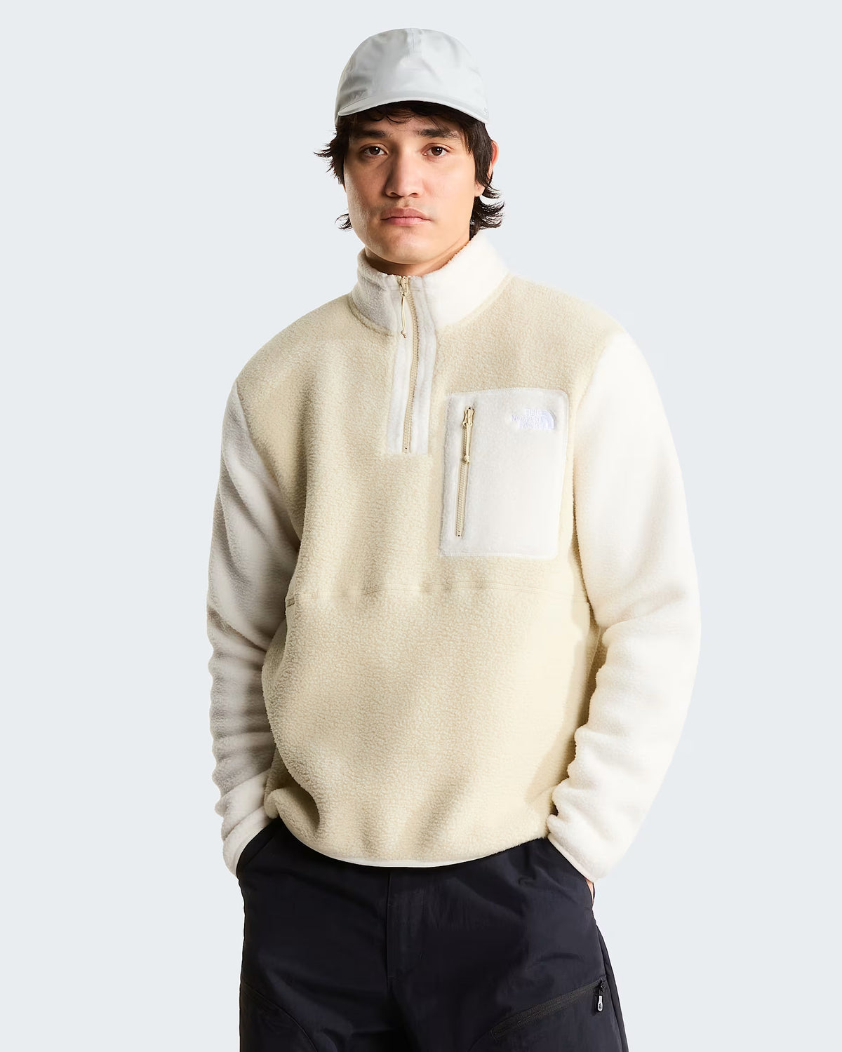 Giacca Yumori 1/4 Zip Desert Stone/White Dune