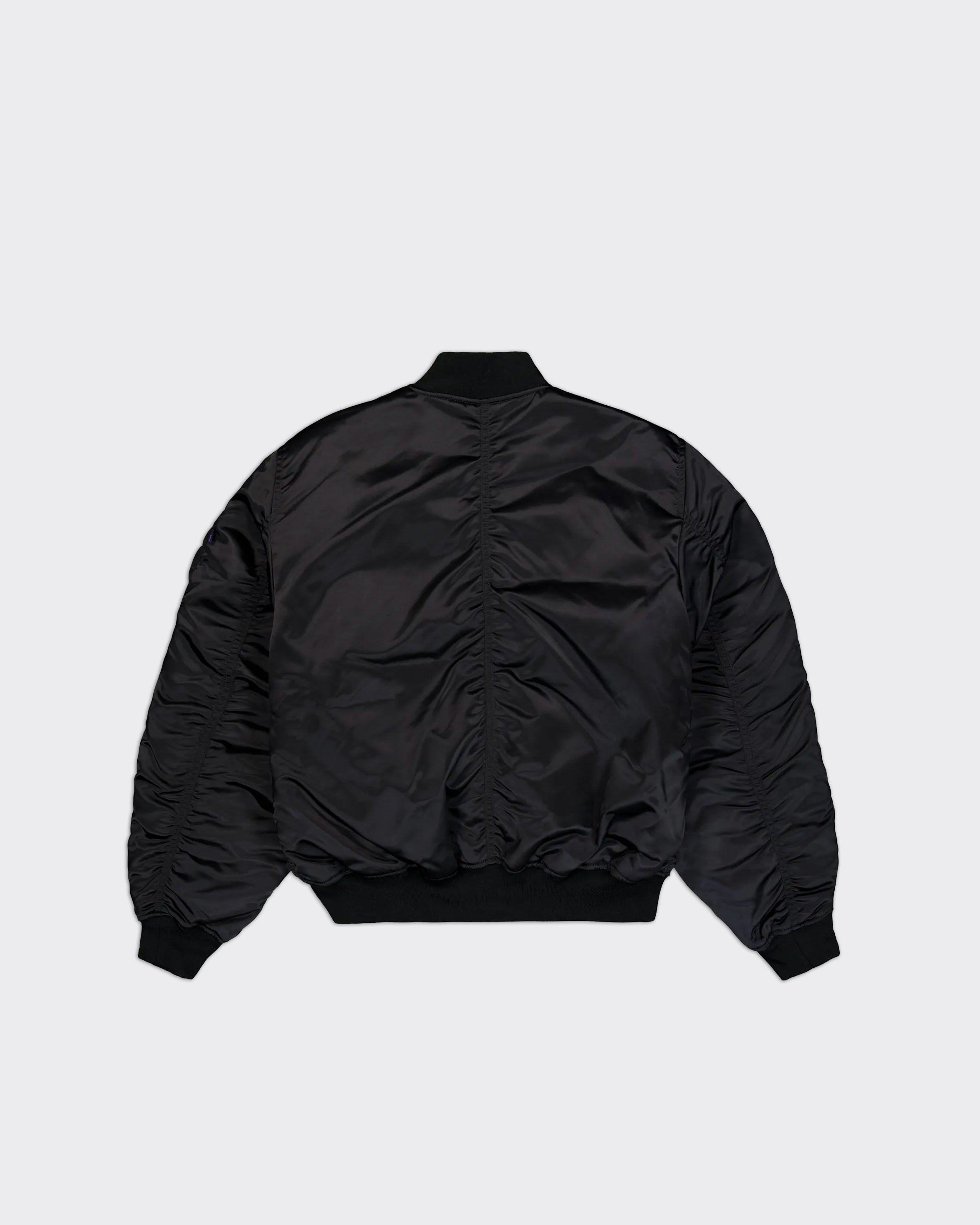 Bomber MA-1 Ultra Violet Line Nero