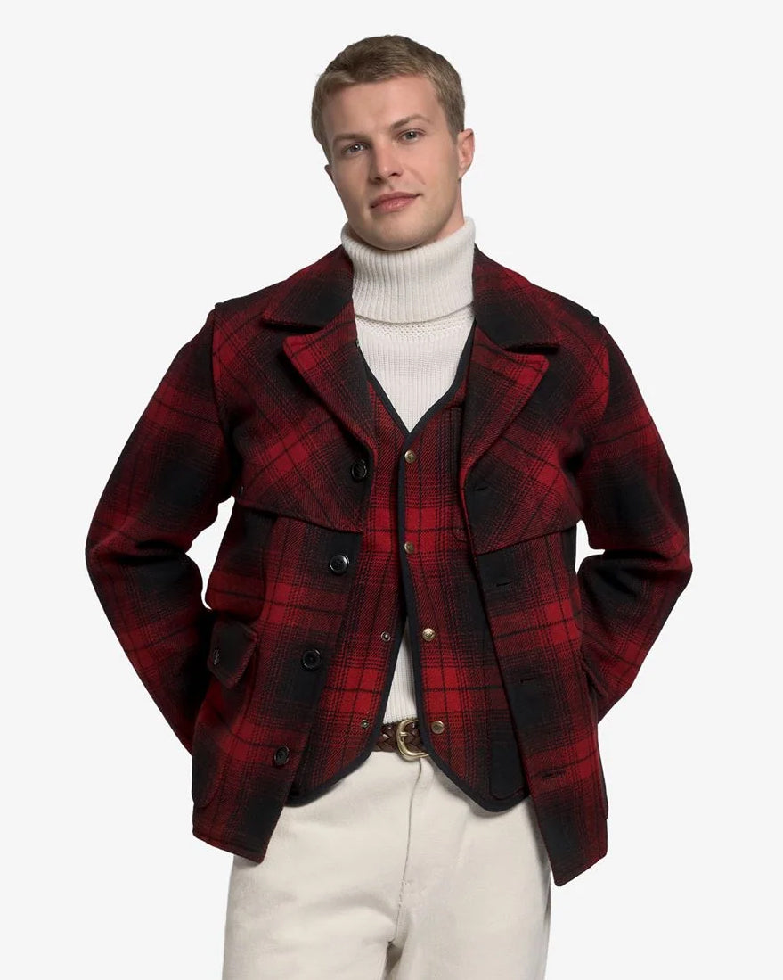 Giacca Ranger Check Rossa/Nera