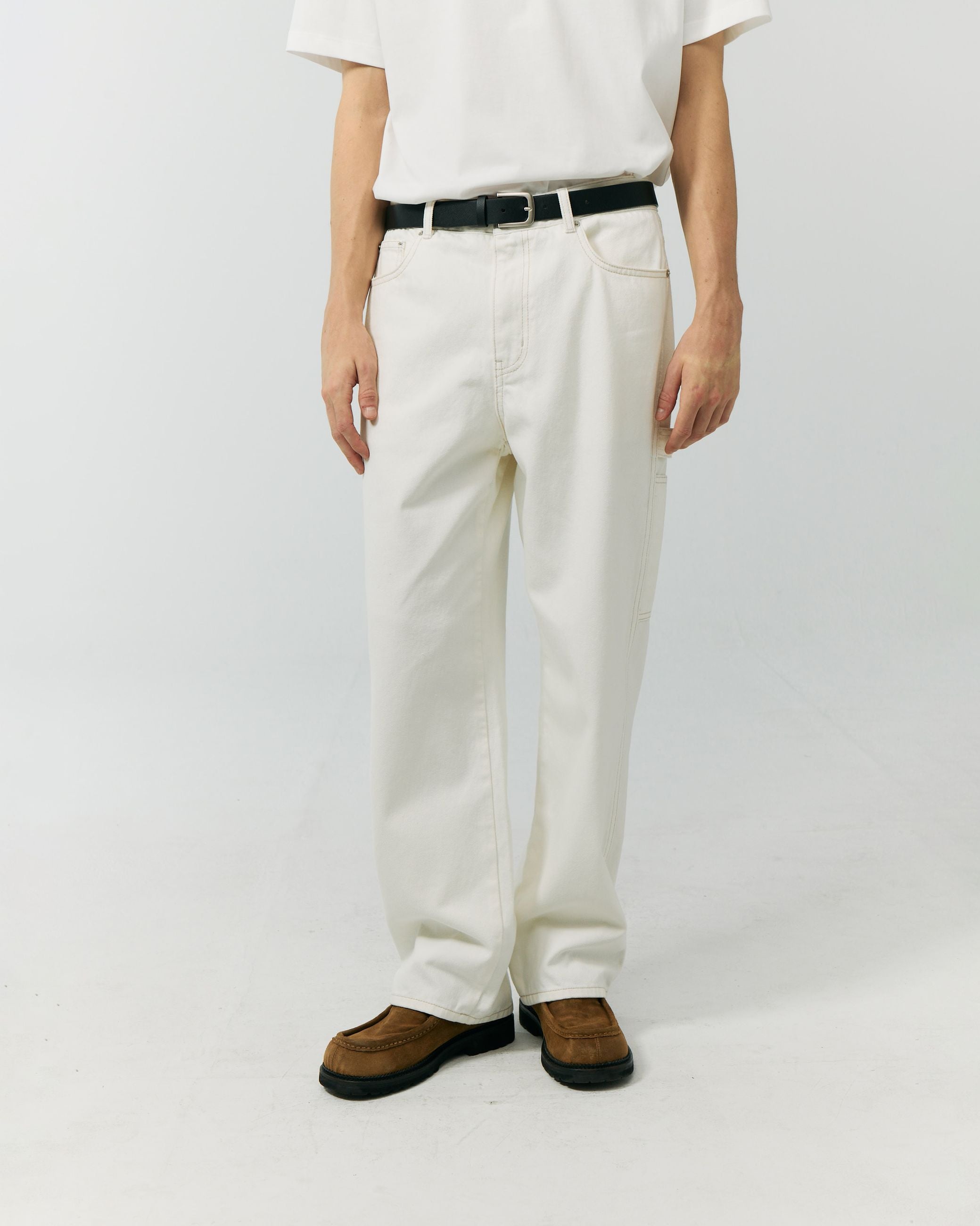 Modern Carpenter Cream Trousers