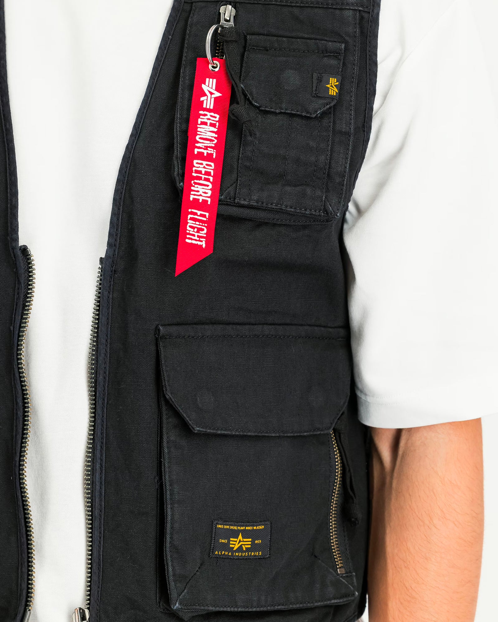 Vest Mesh Utility Nero