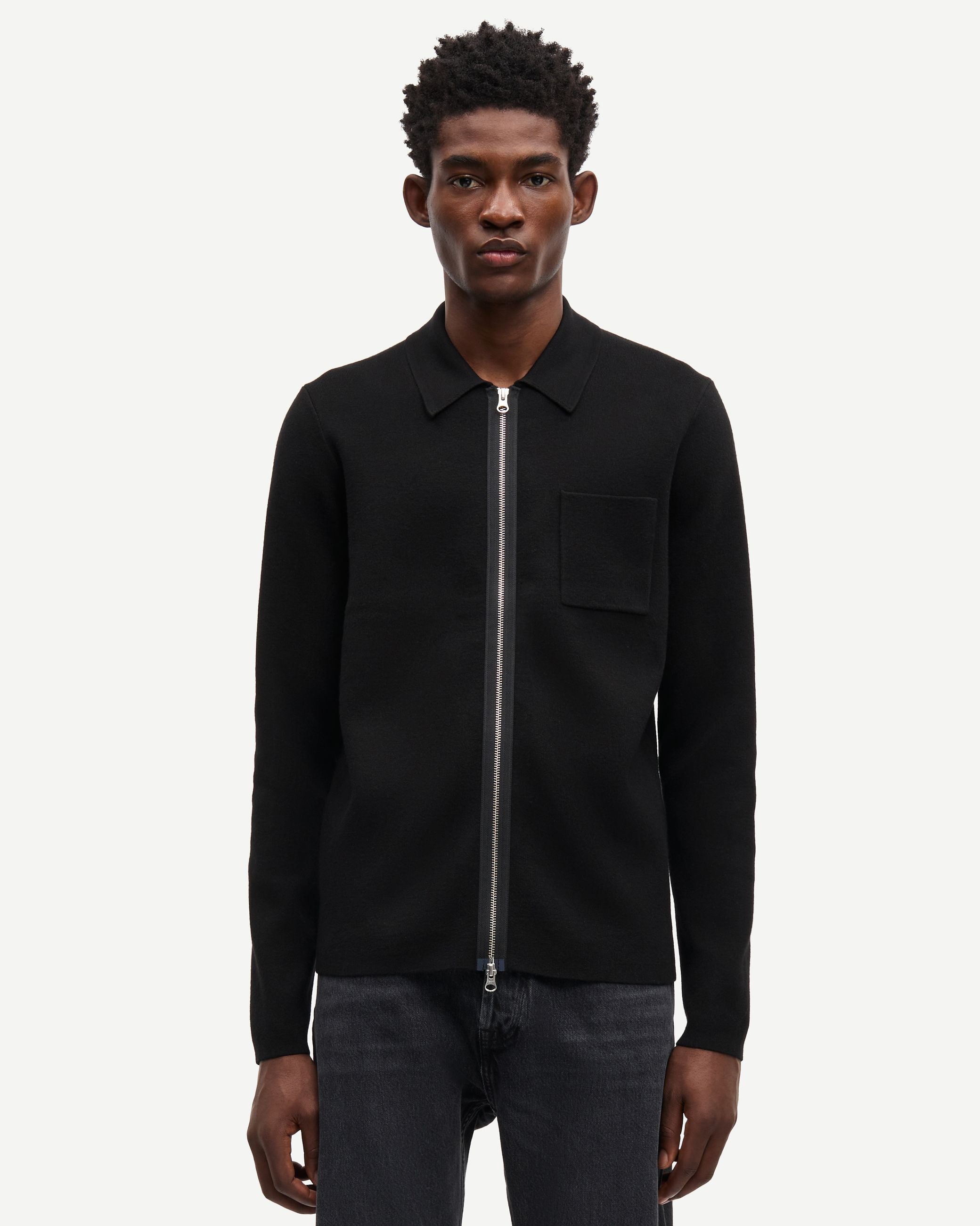 Polo Guna Full Zip Nera