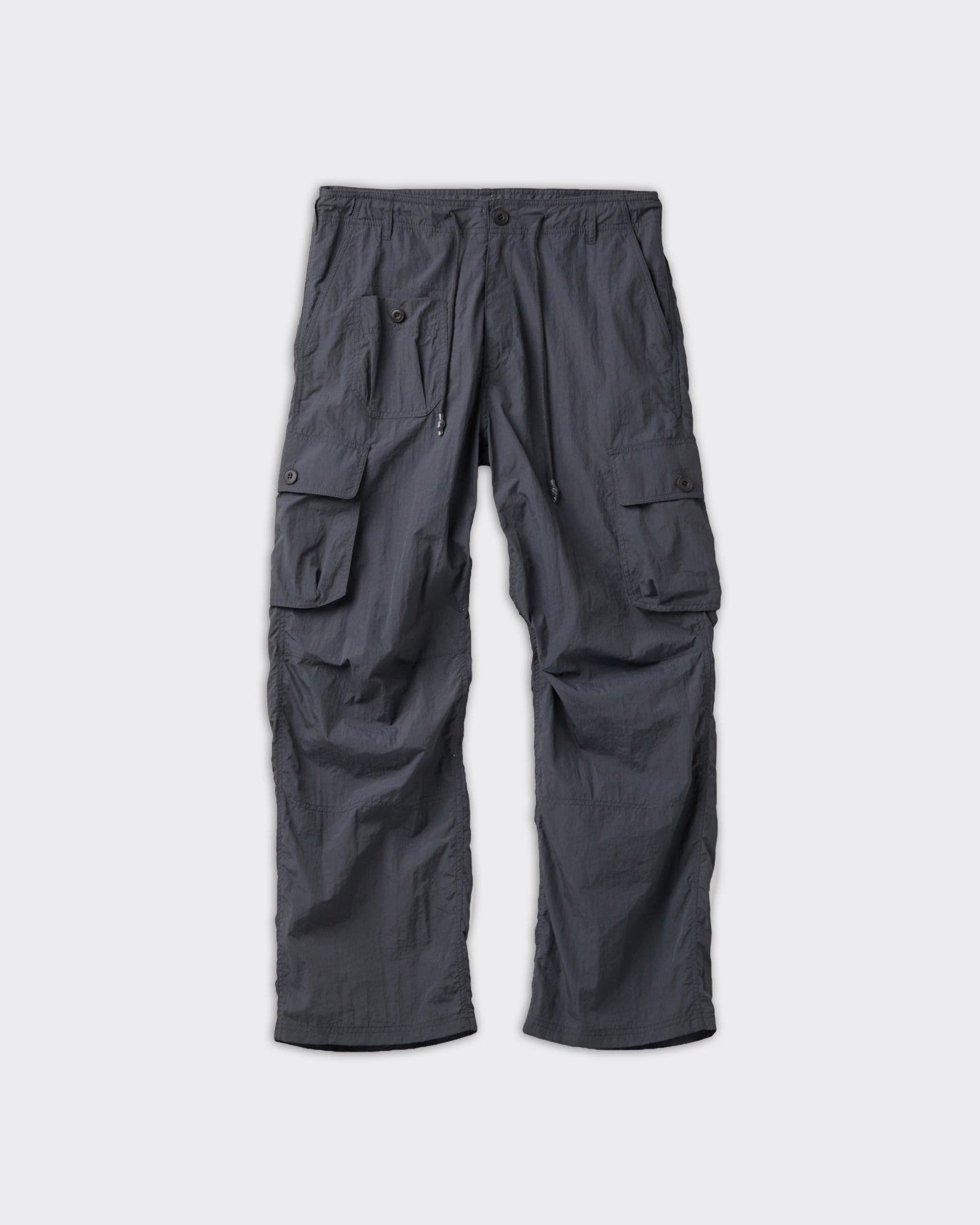 Pantalone Multi-Pocket Stitch Pointed Blu Grey