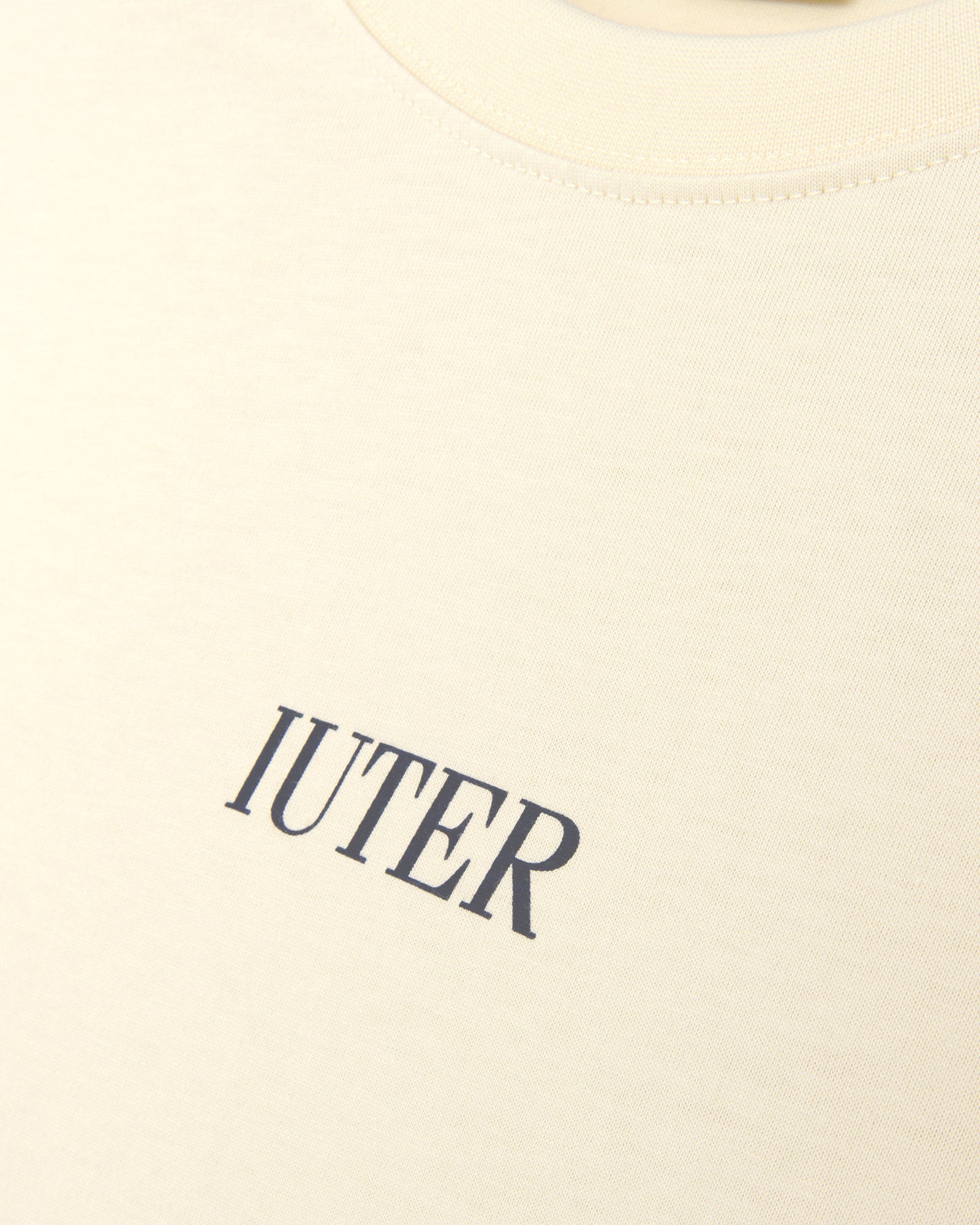 T-Shirt Battle Reverse Stich Avorio