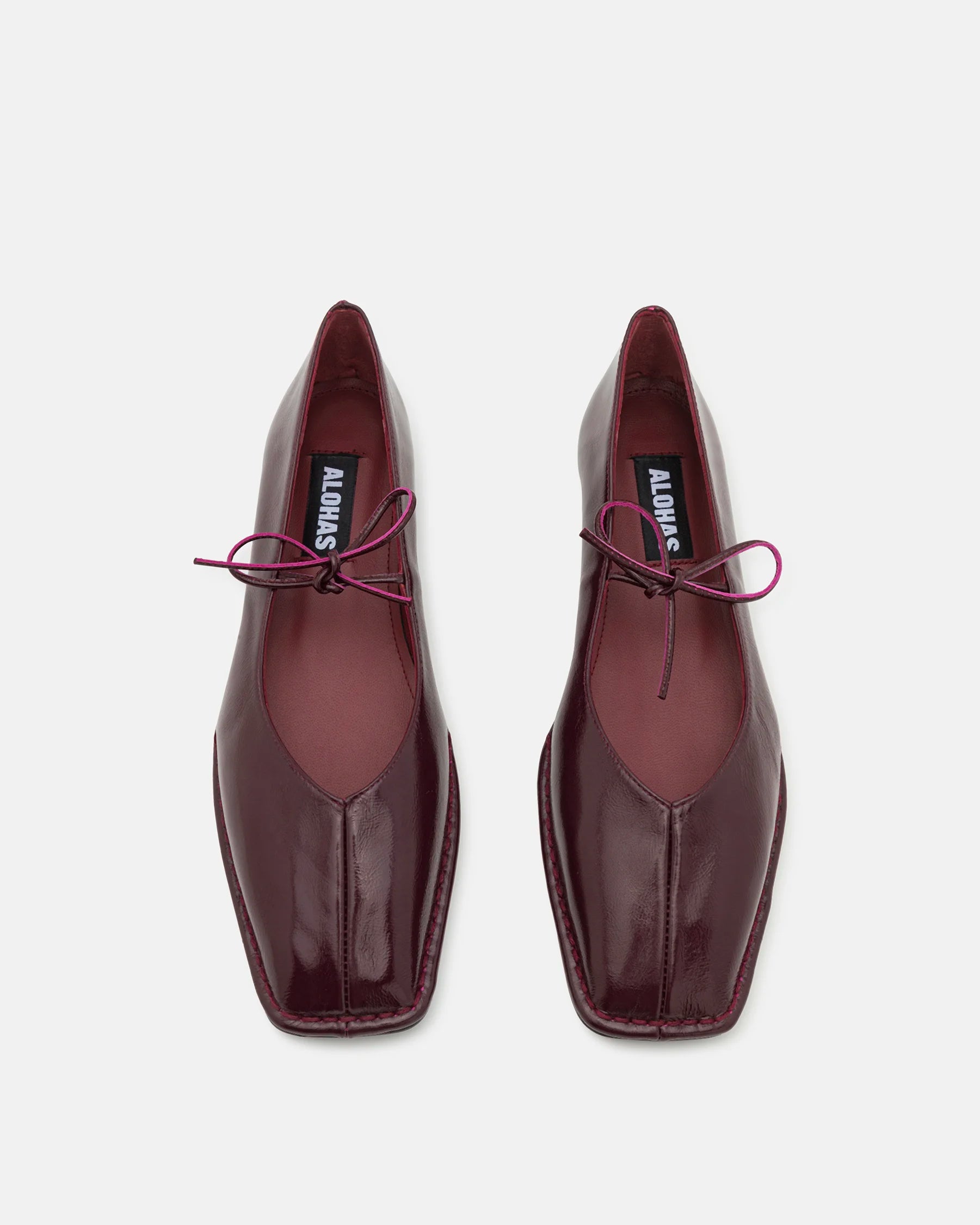 Ballerine Sway Leather Bordeaux