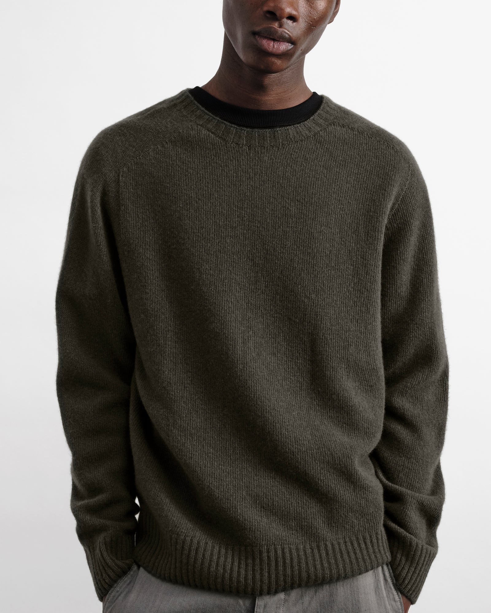 Maglione Knit Suedehead Verde