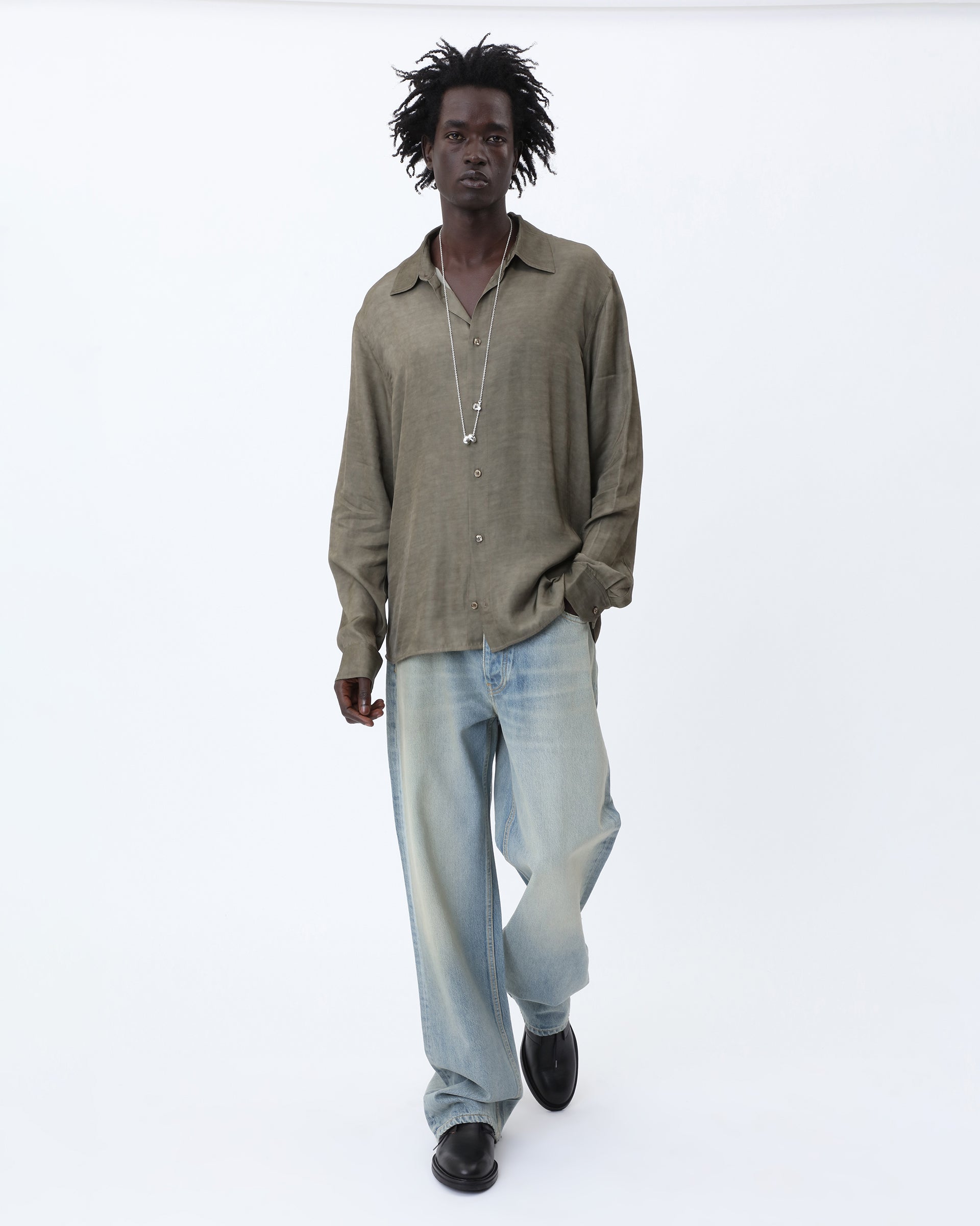 Camicia Adriel Dusky Green