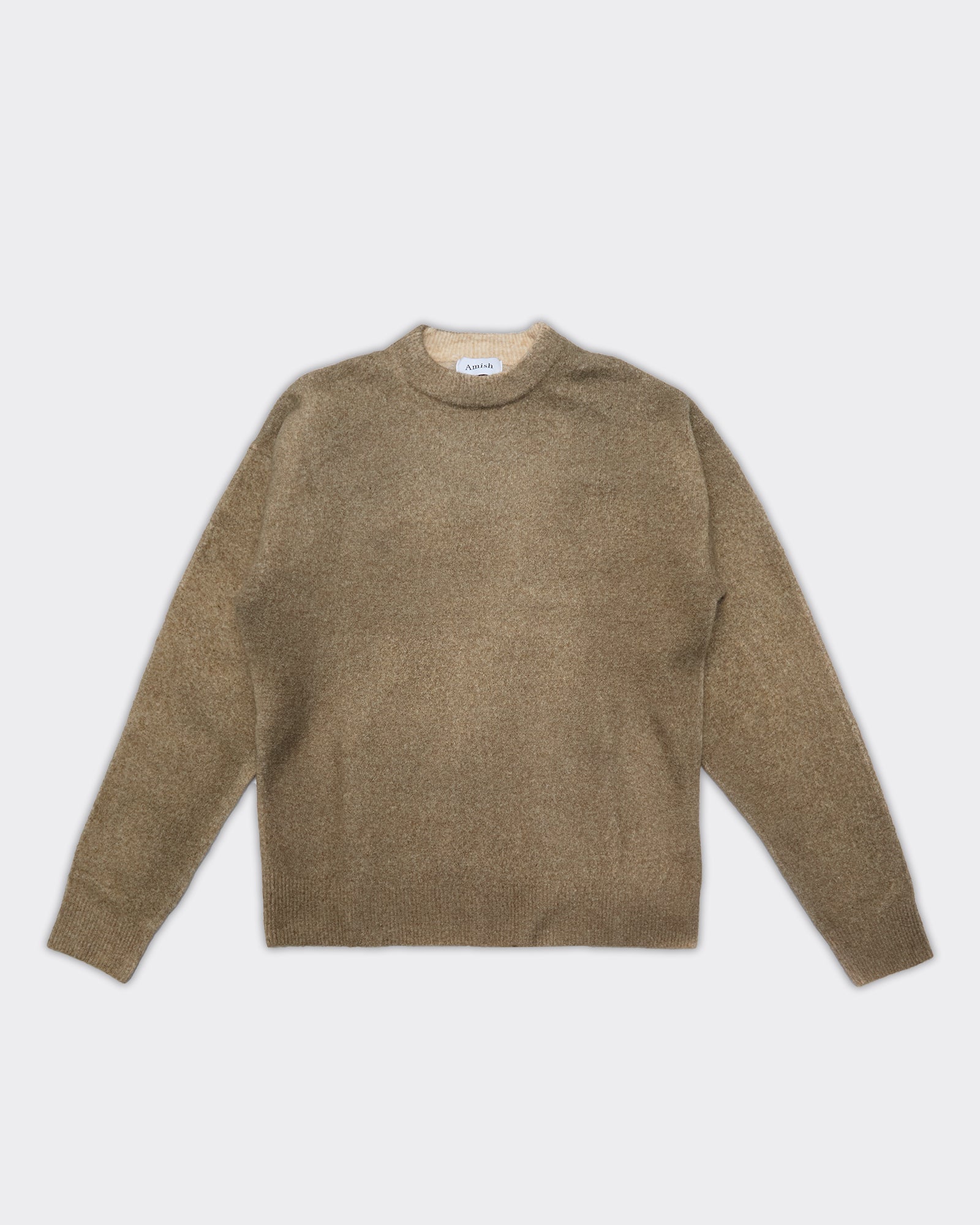 Crewneck Knit Over Beige