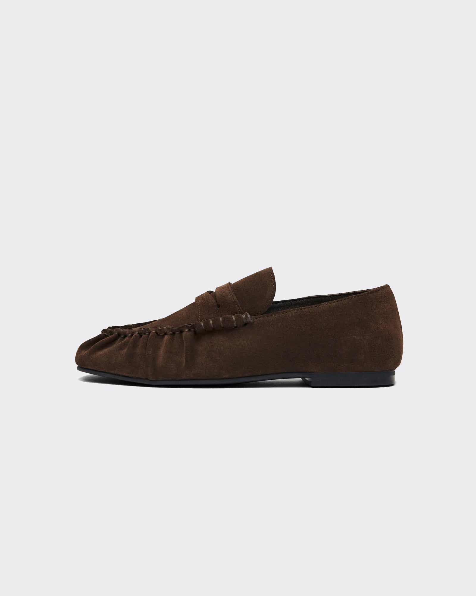 Mocassino Aven Suede Brown Leather Chocolate