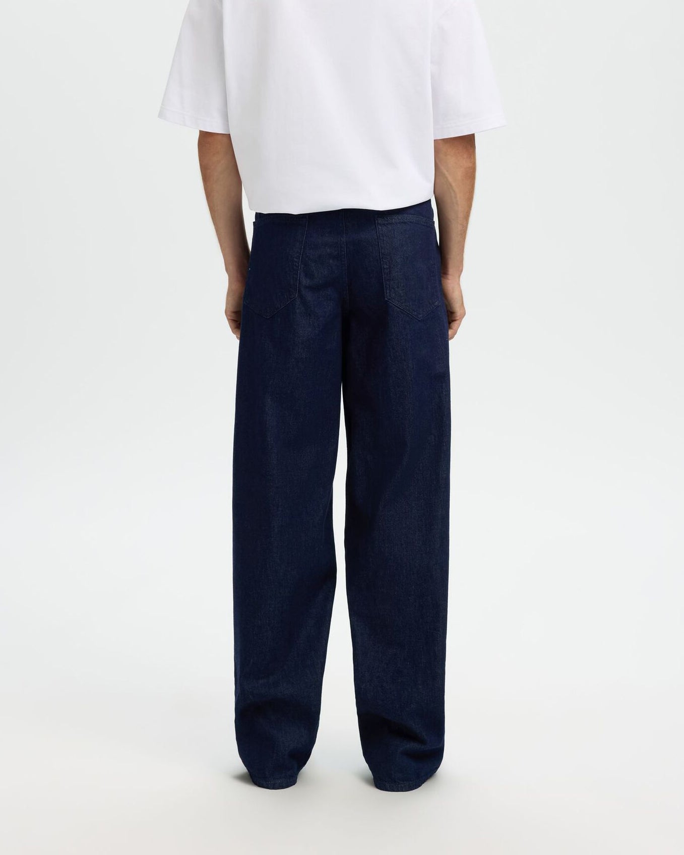 Jeans Wide Fit Be Lando Rinse Denim Dark Blu