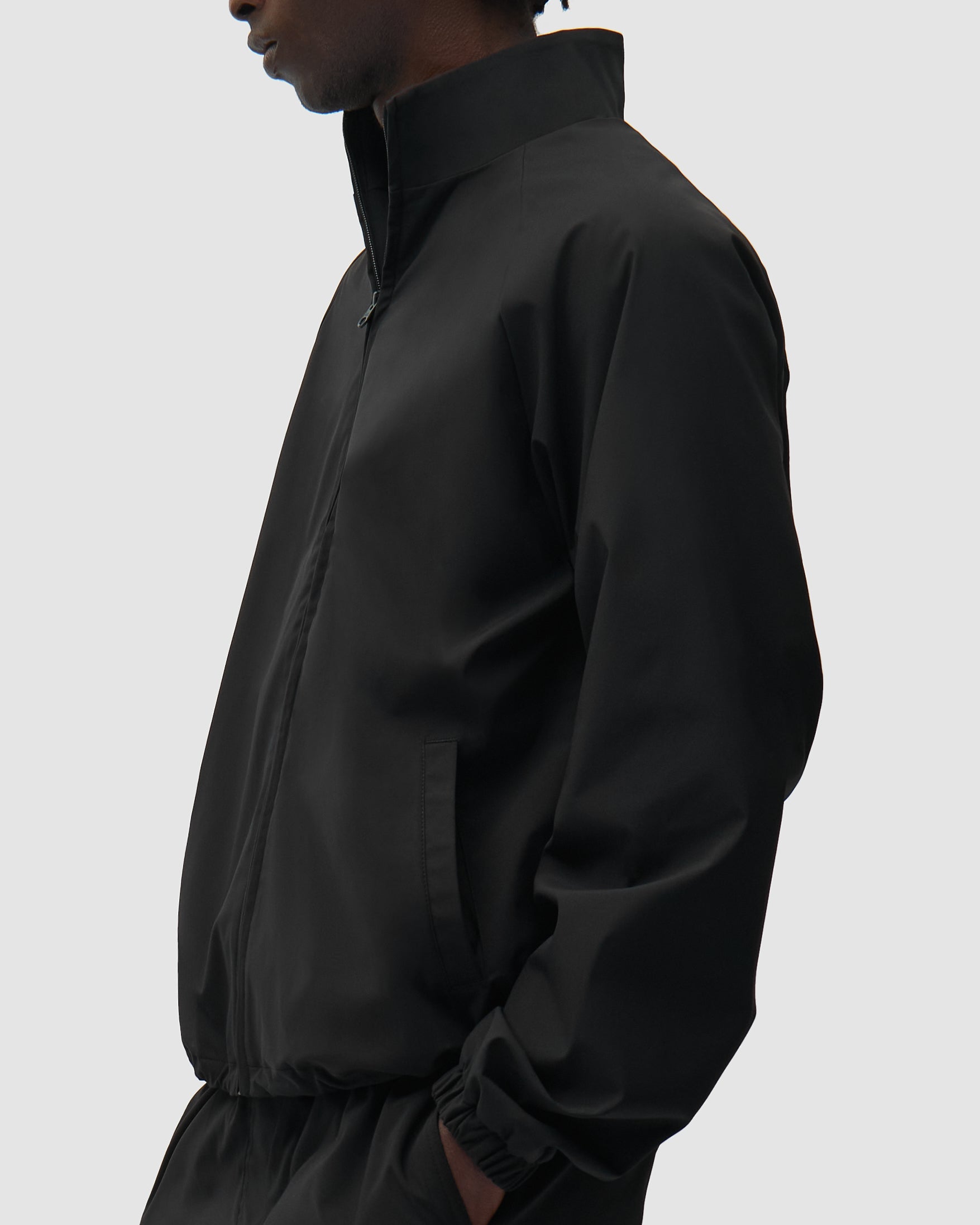 Track Jacket Branded Nero